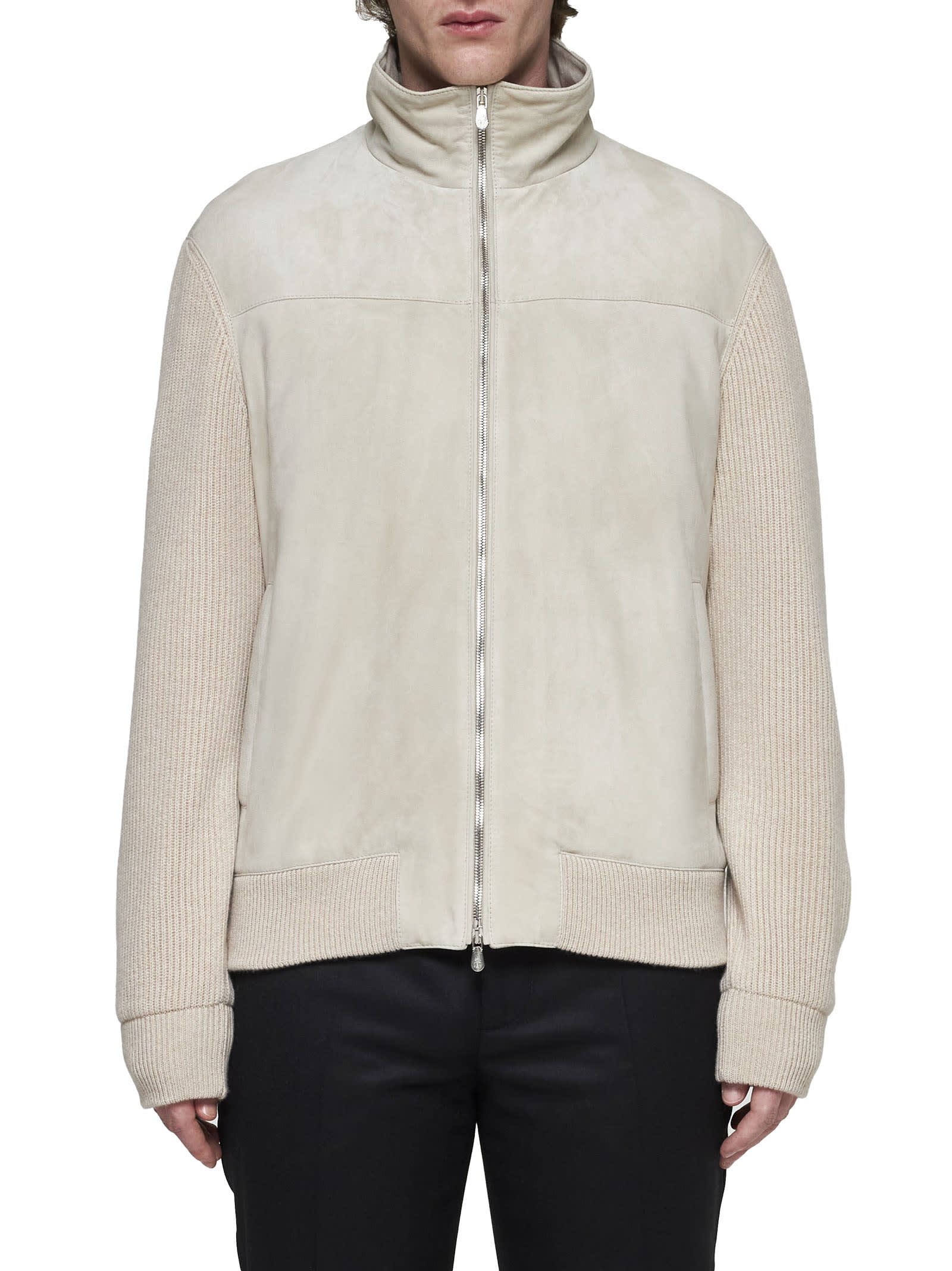 Shop Brunello Cucinelli Jacket In Natural