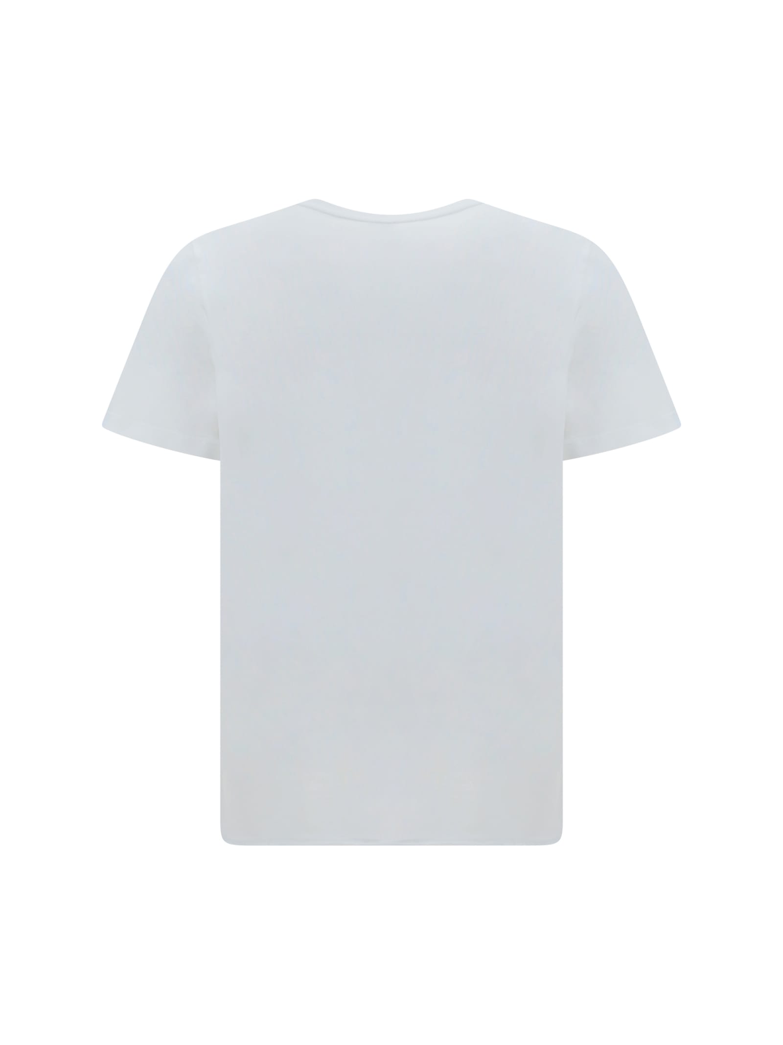 Shop Saint Laurent T-shirt In Bianco