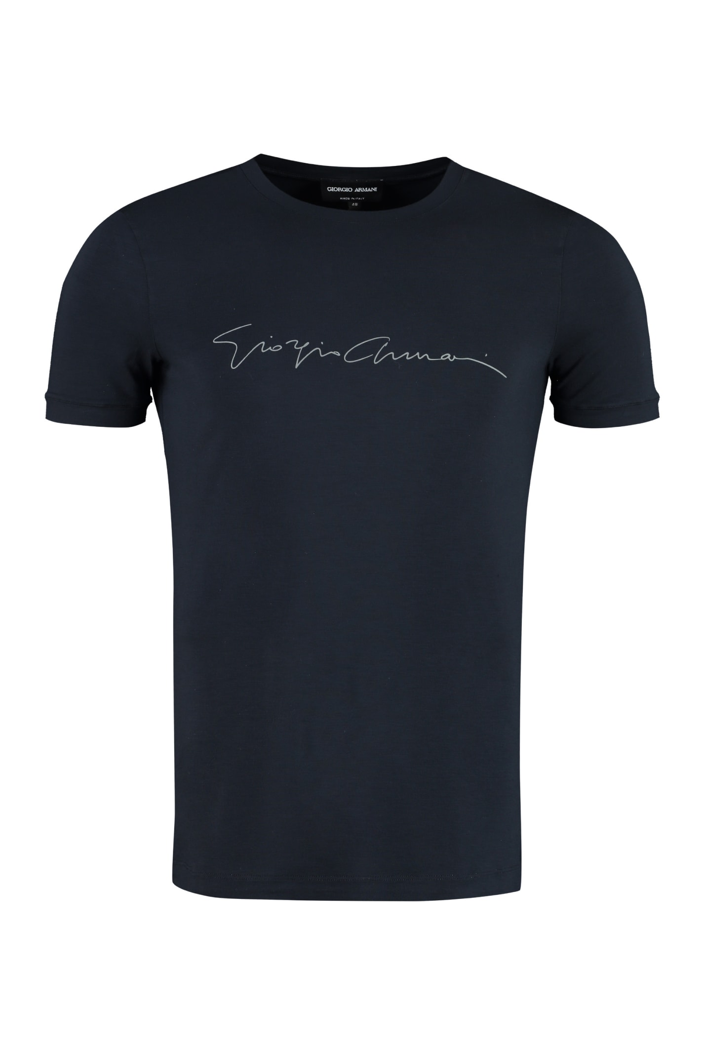 Giorgio Armani Viscose Crew-neck T-shirt