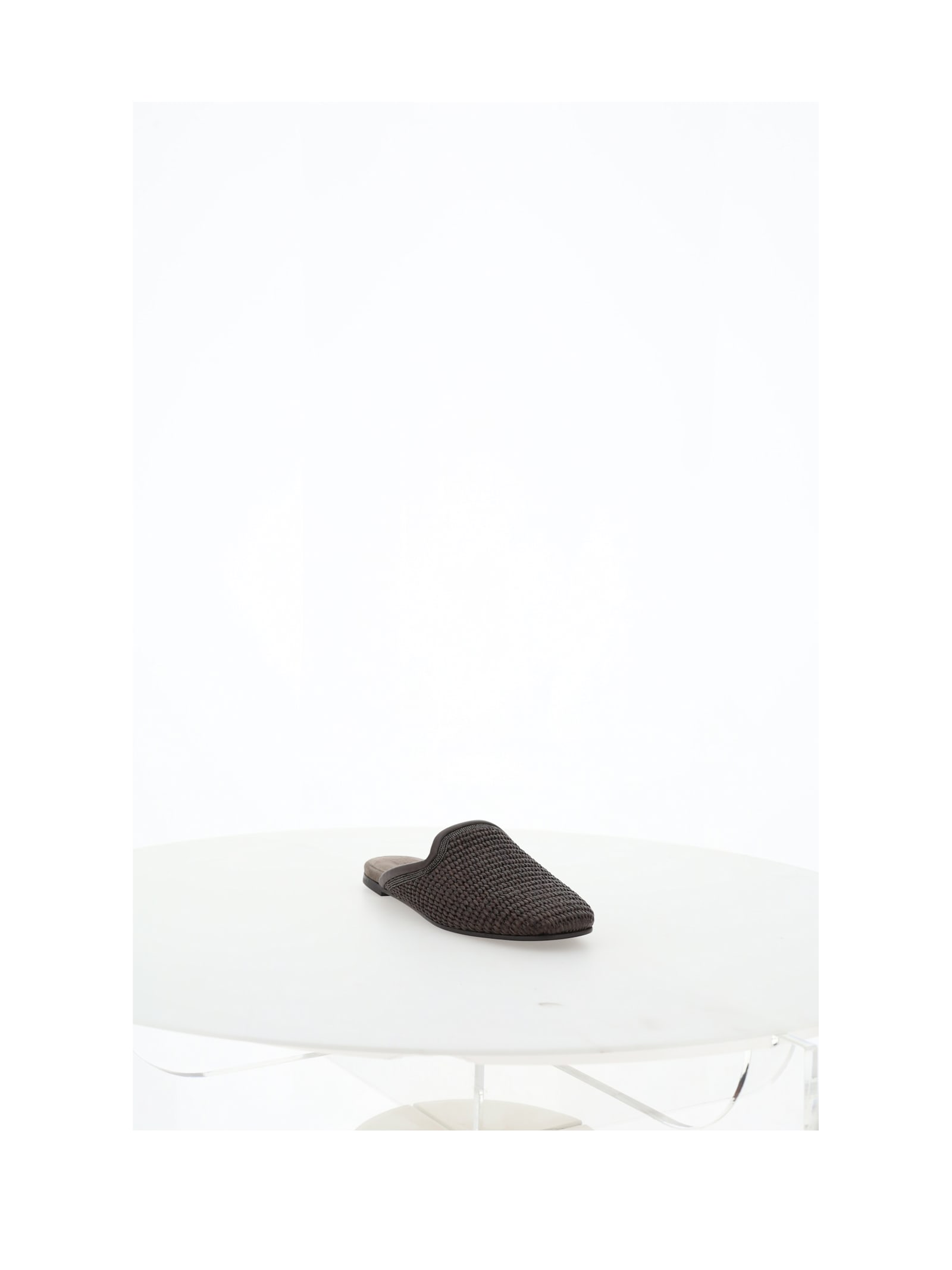 Brunello Cucinelli Mules In Testa Di Moro