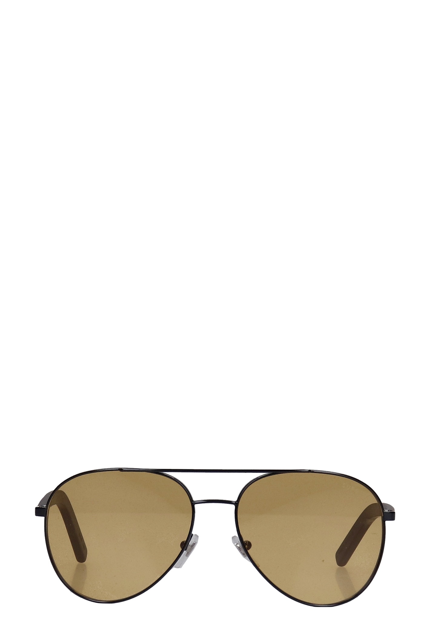 Retrosuperfuture Ideal Sunglasses In Yellow Metal Alloy