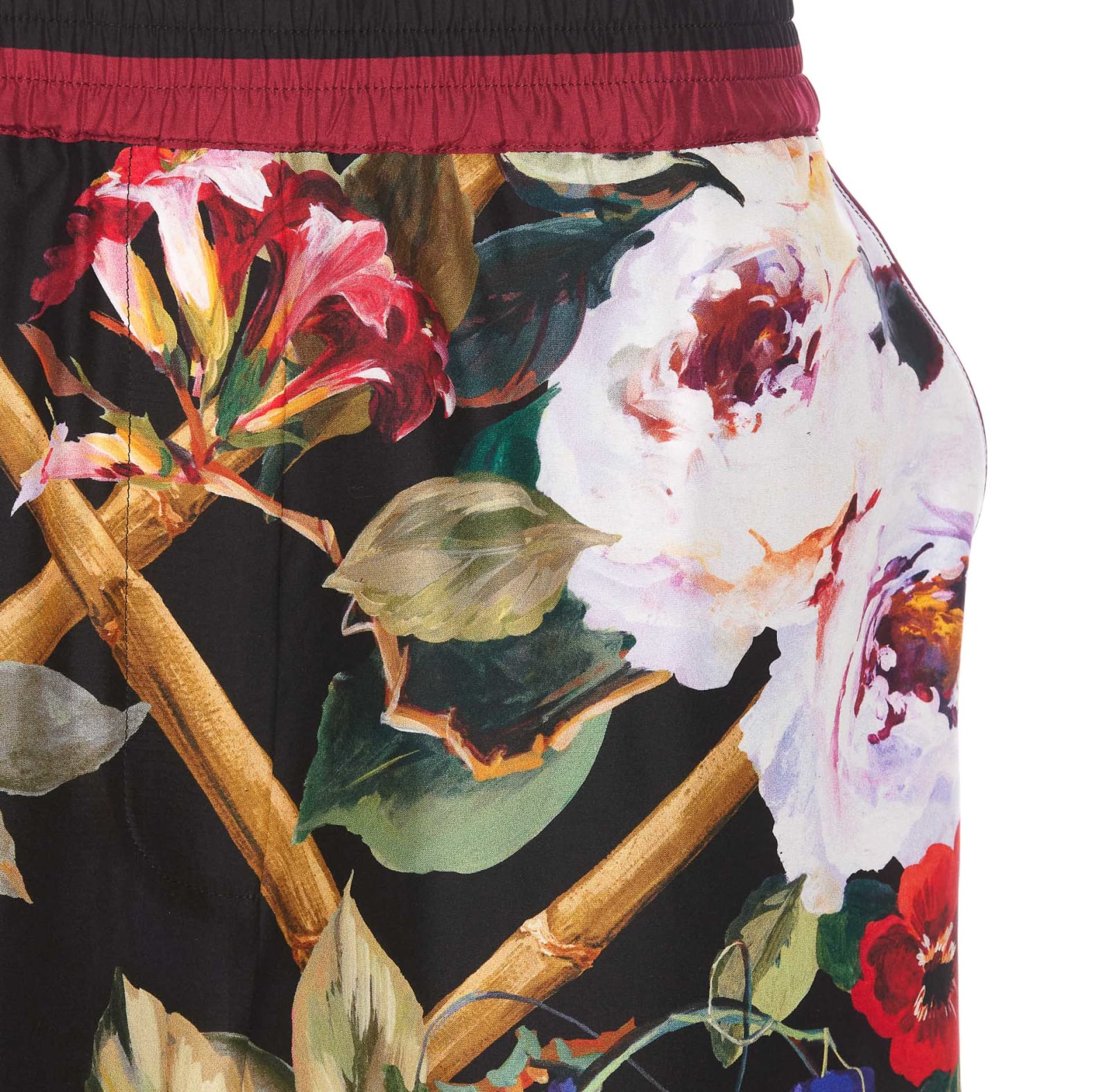 Shop Dolce & Gabbana Printed Shorts In Multicolour