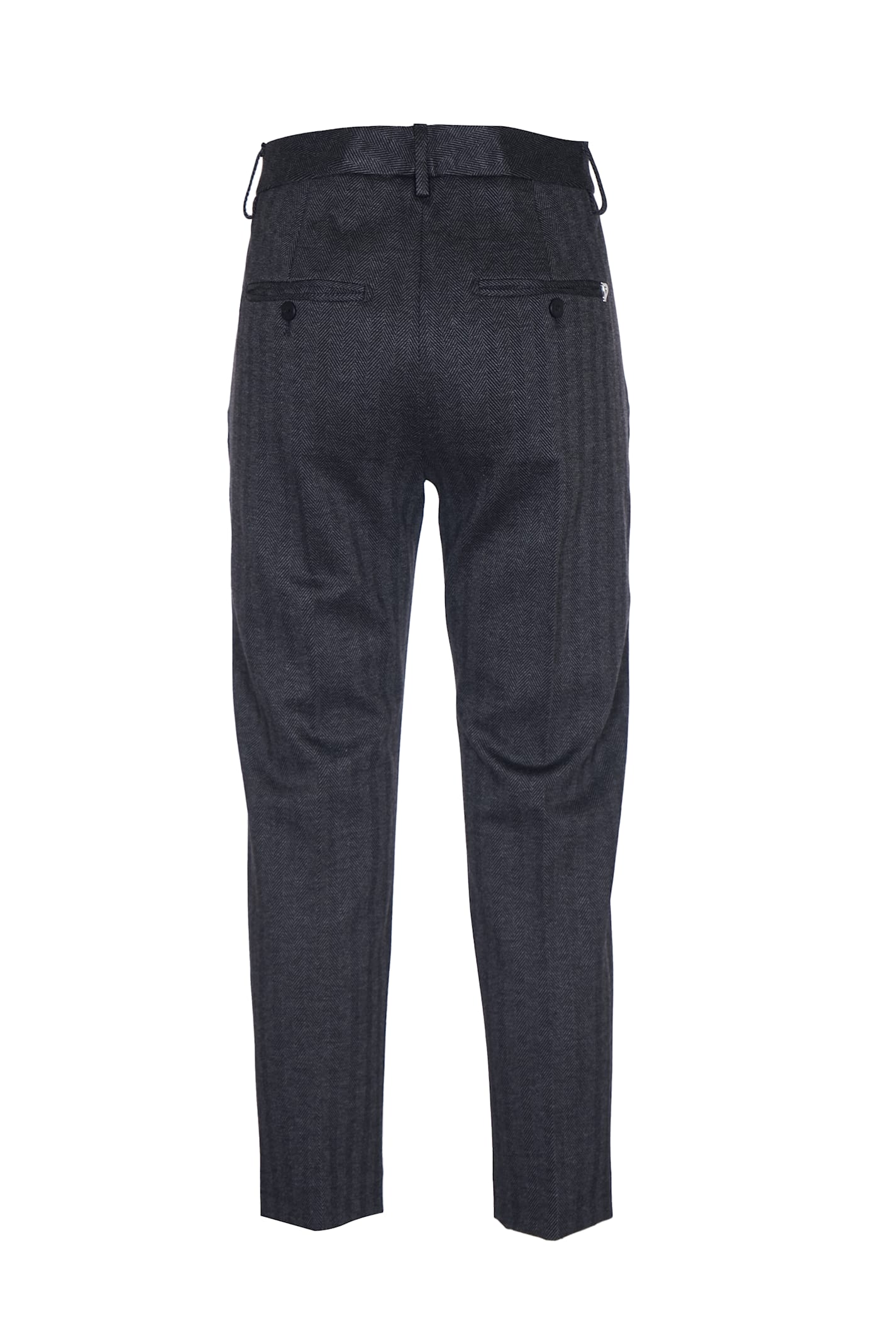 Shop Dondup Concealed Trousers