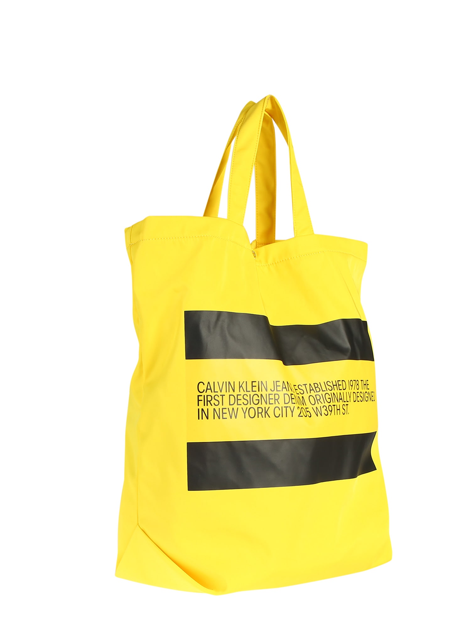 yellow calvin klein bag