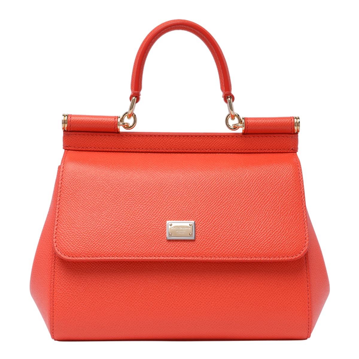 Shop Dolce & Gabbana Medium Sicily Handbag In Red