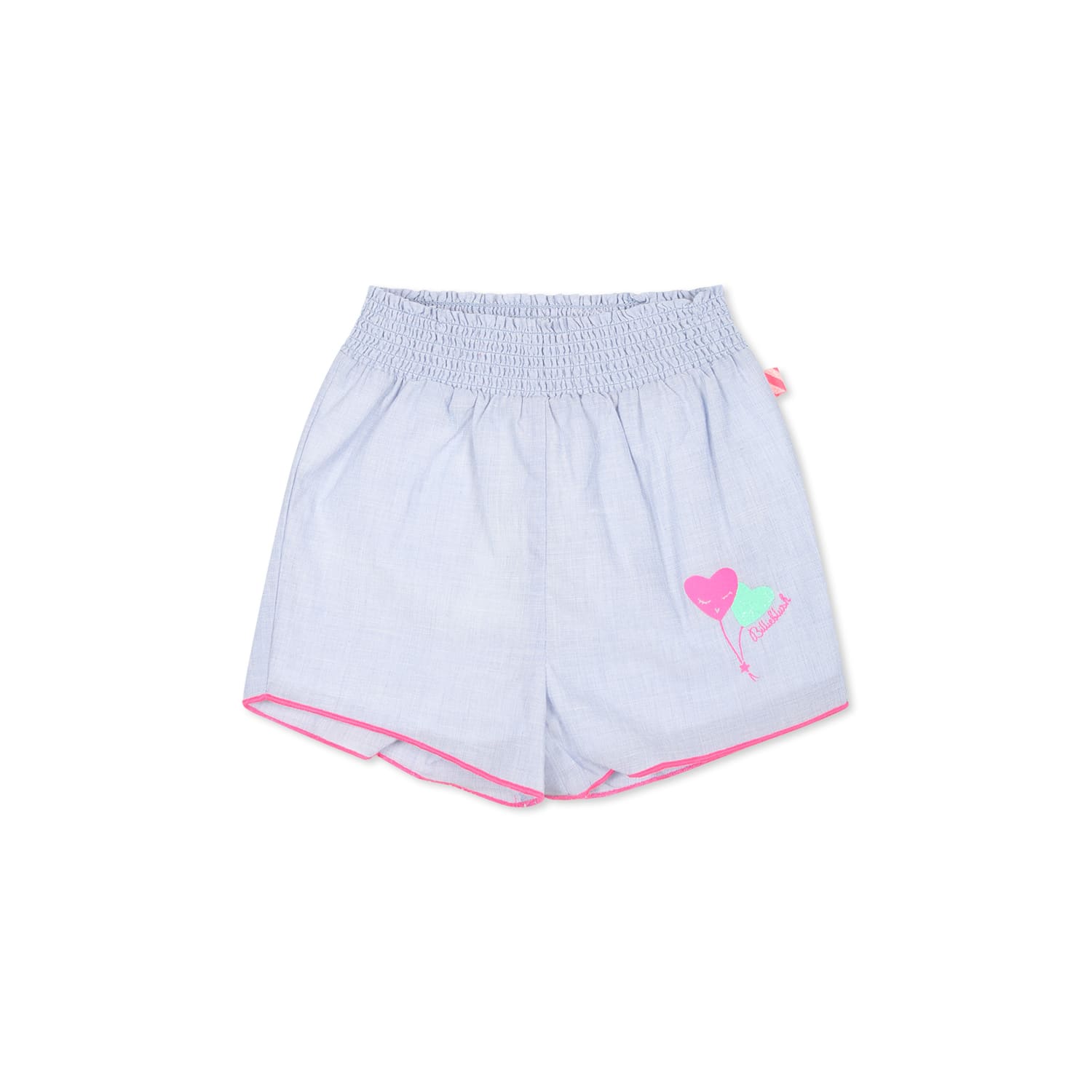 Billieblush Graphic-print Shorts In Light Blue