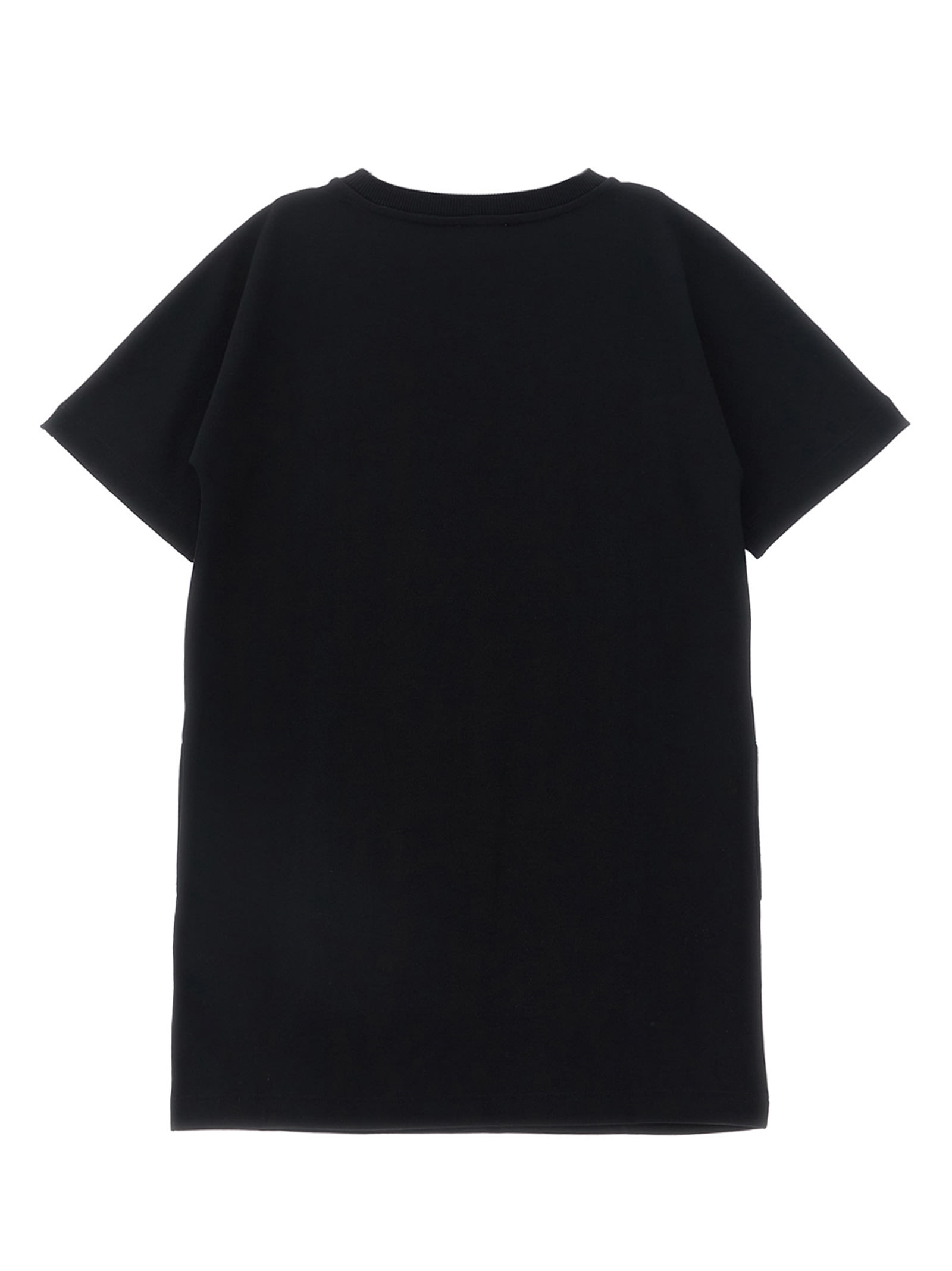 Moschino Logo-print Cotton T-shirt In Black