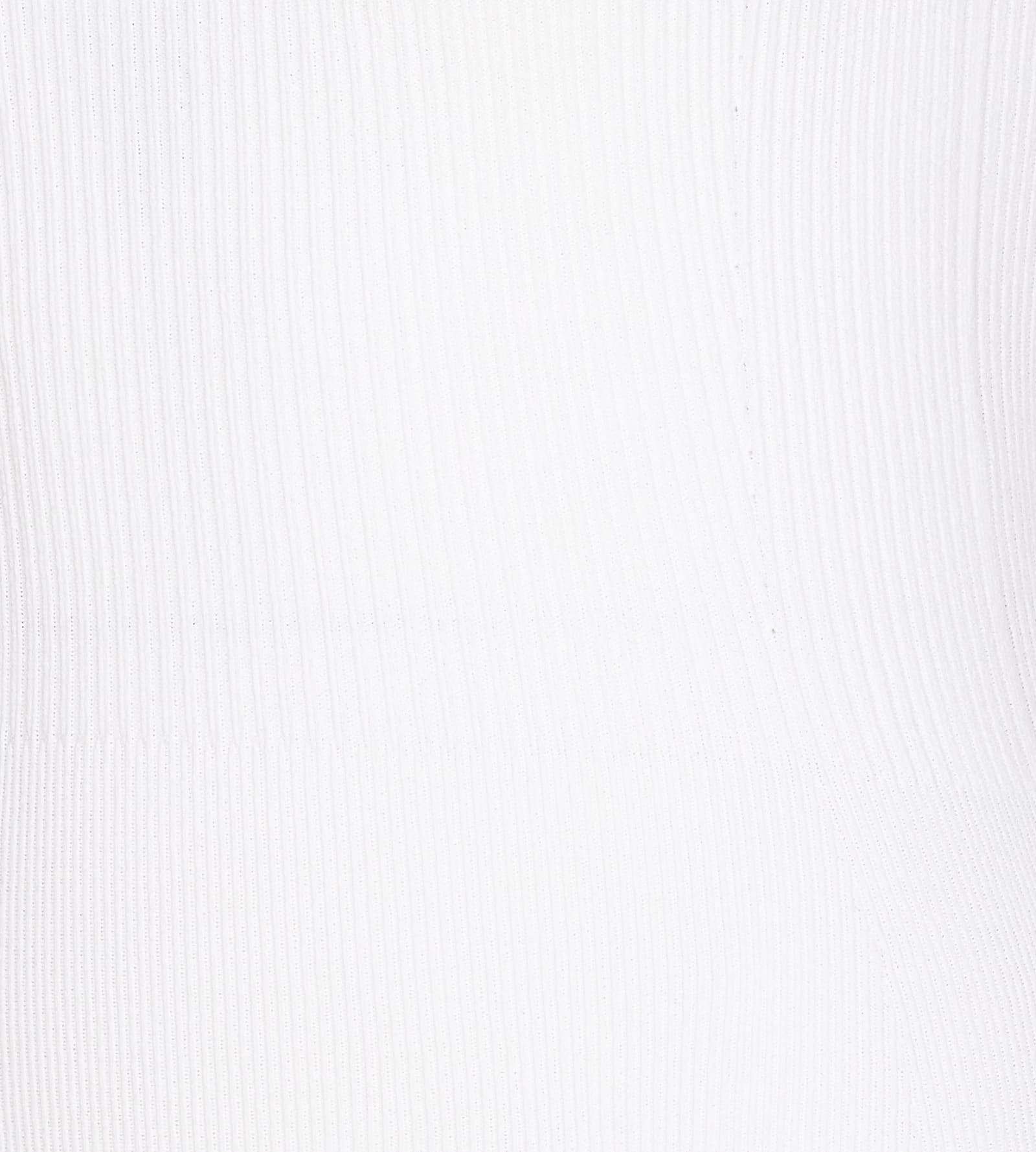 Alaïa Sleeveless One-piece Vest In White