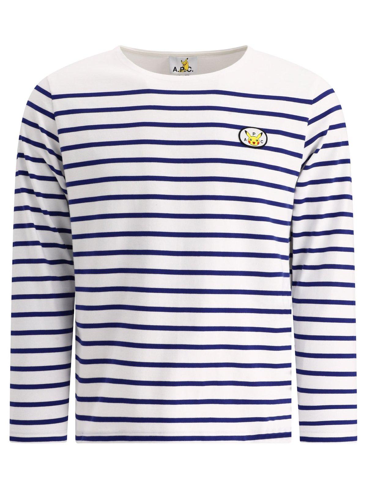 Striped Crewneck Sweatshirt