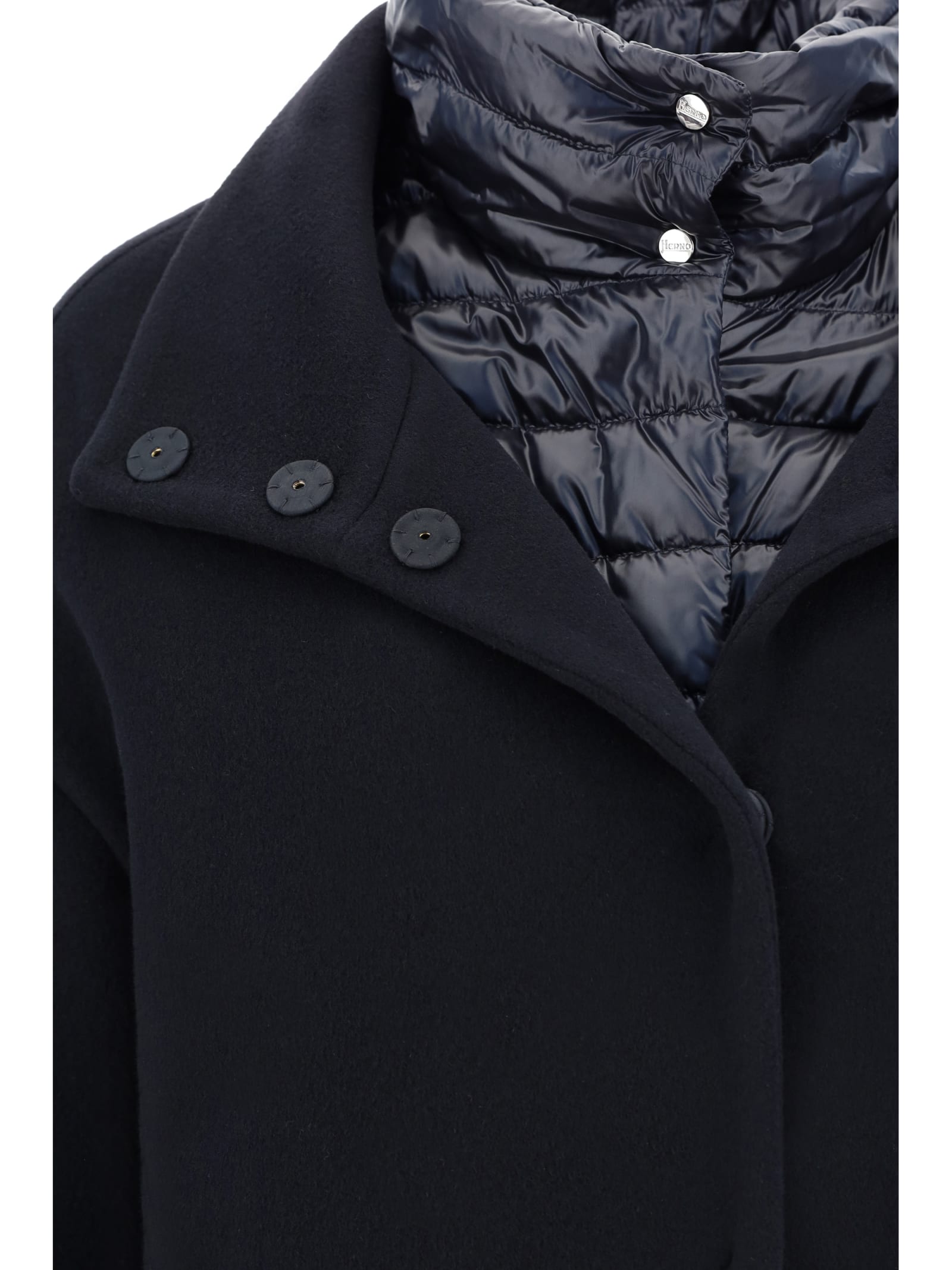 Shop Herno Down Coat In Nero