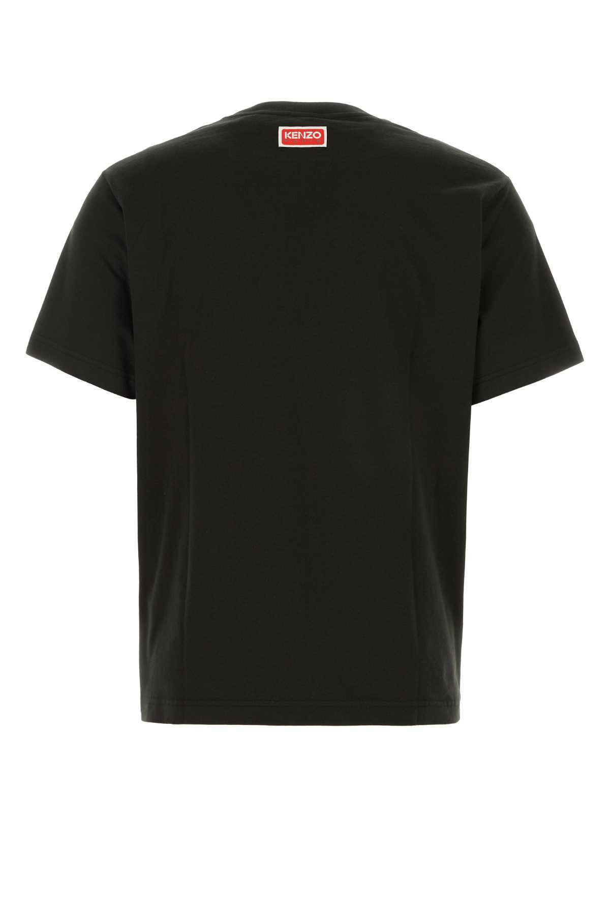 Shop Kenzo Black Cotton T-shirt