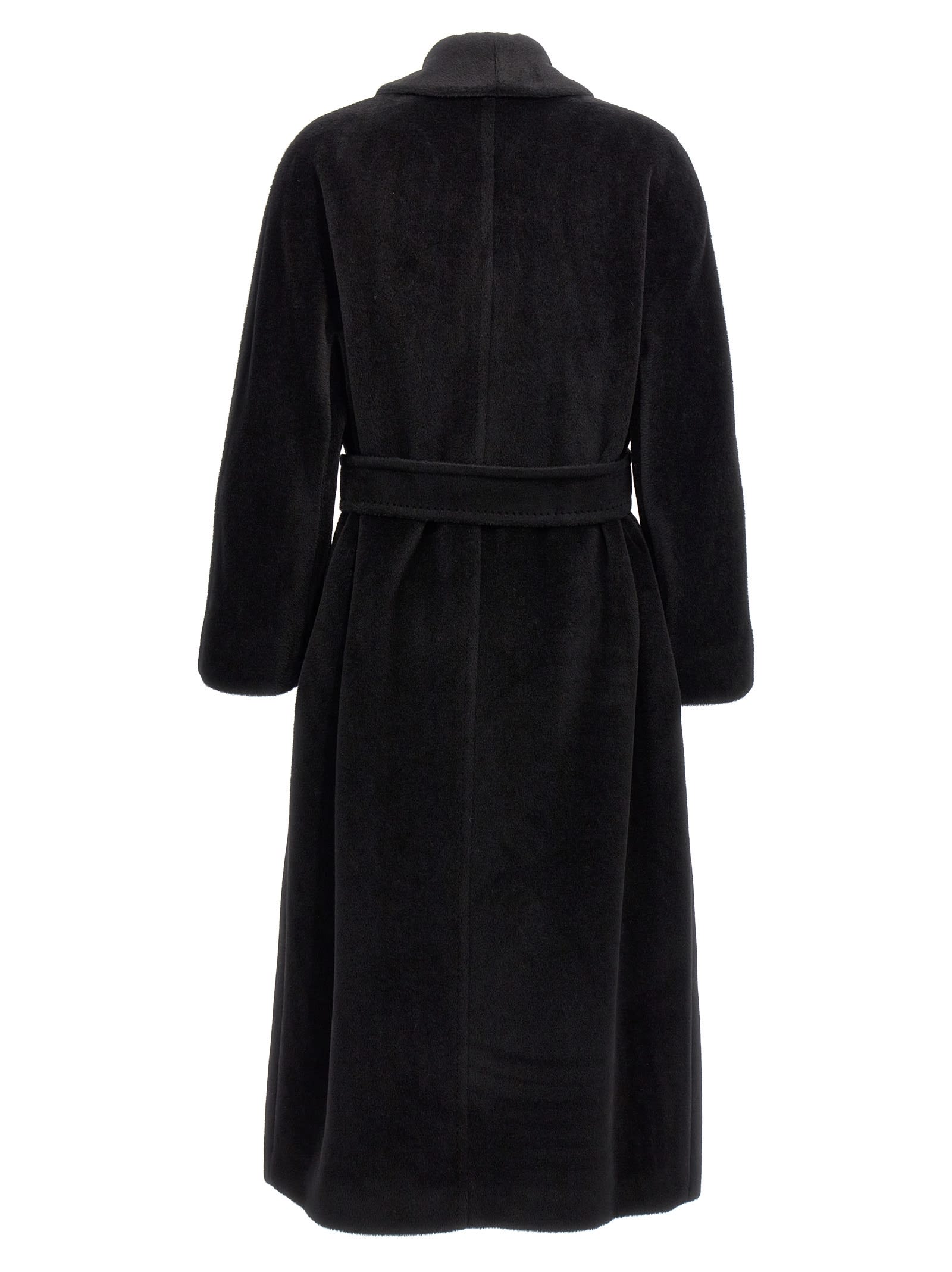 Max Mara Maxmara Studio Usa Coat In Black