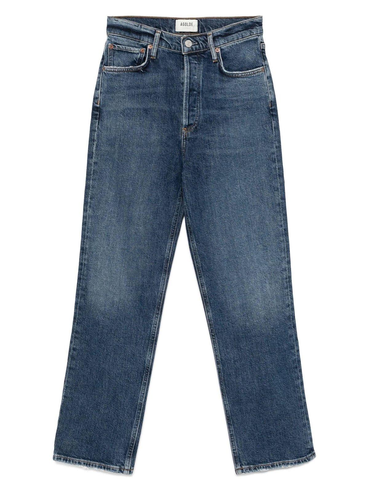 Agolde Relaxed Fit Jeans In Blue