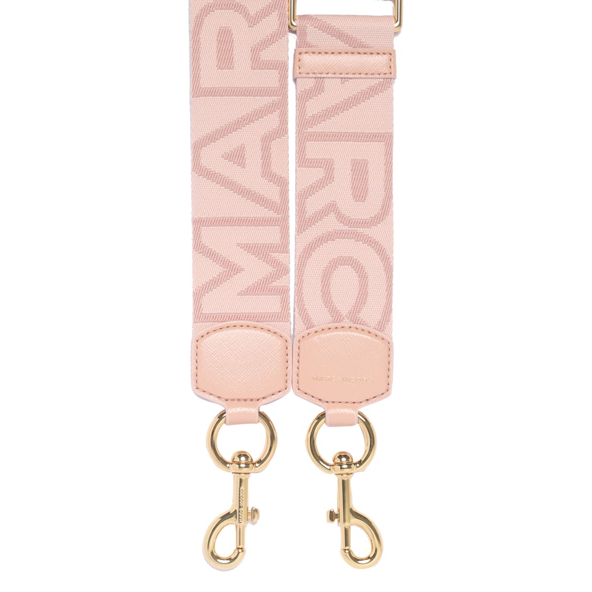 Marc Jacobs The Thin Outline Logo Webbing Strap In Pink | ModeSens