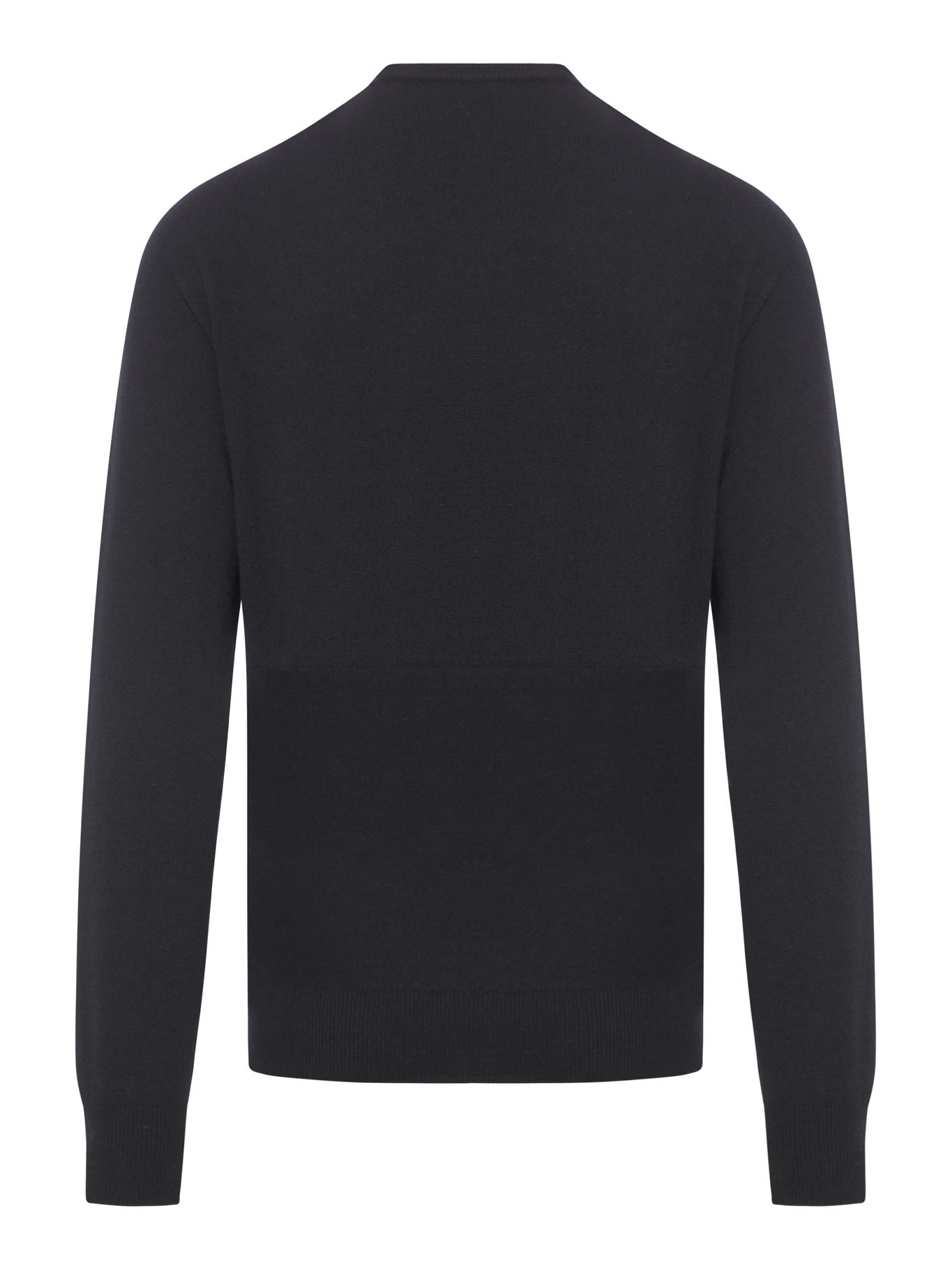 Shop Jil Sander Crewneck Knitted Jumper In Black