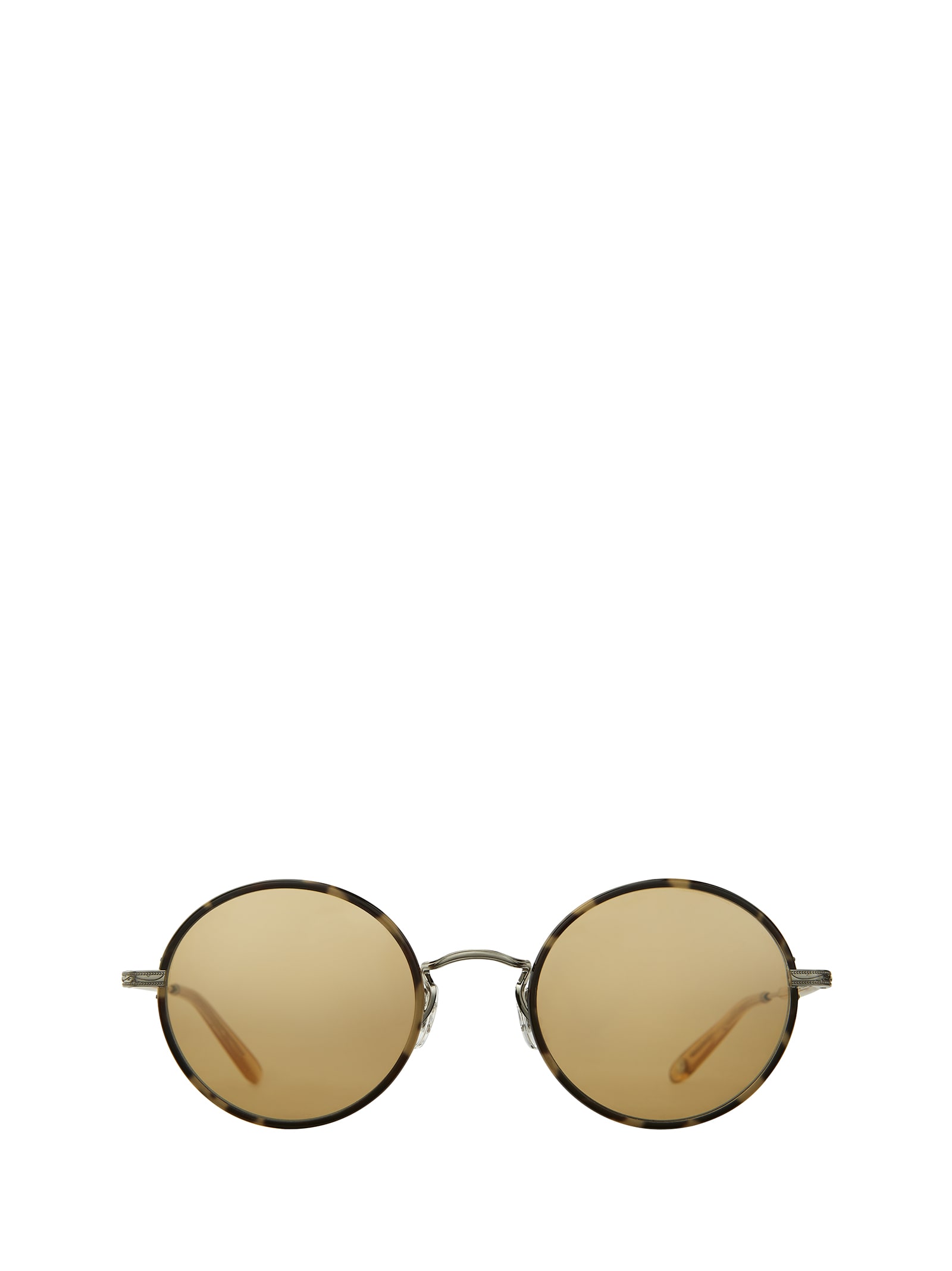 Garrett Leight Garrett Leight Fonda Sun Marzipan - Brushed Silver Sunglasses