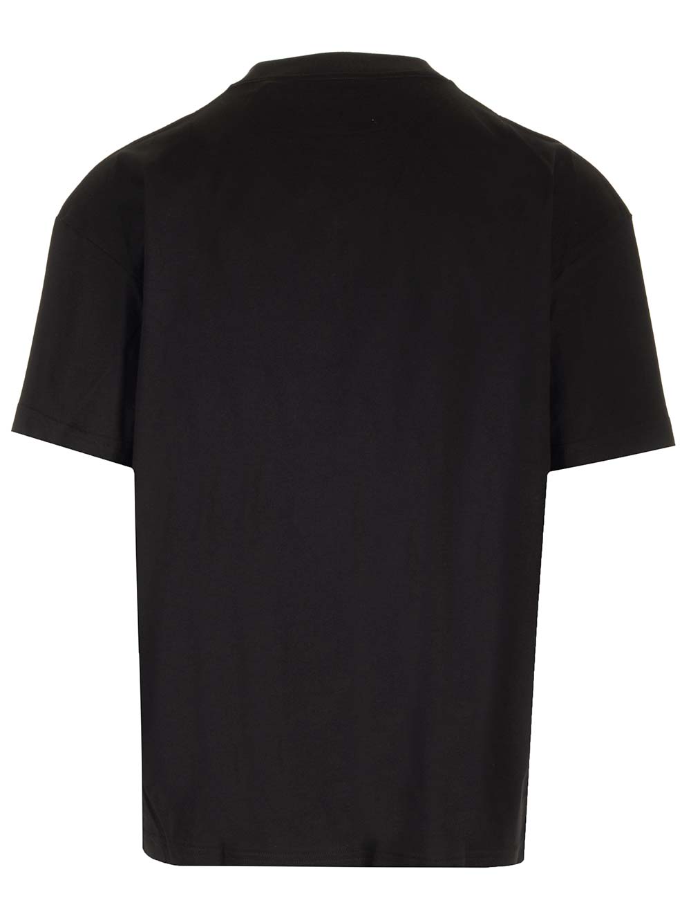 Shop Palm Angels Black T-shirt With Front Logo