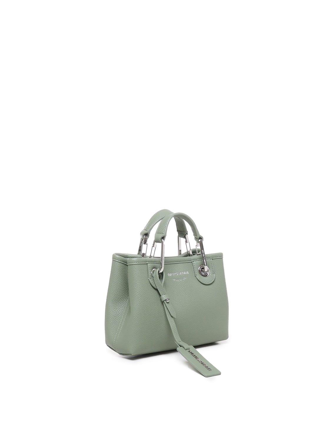 Shop Emporio Armani Small Myea Bag In Green