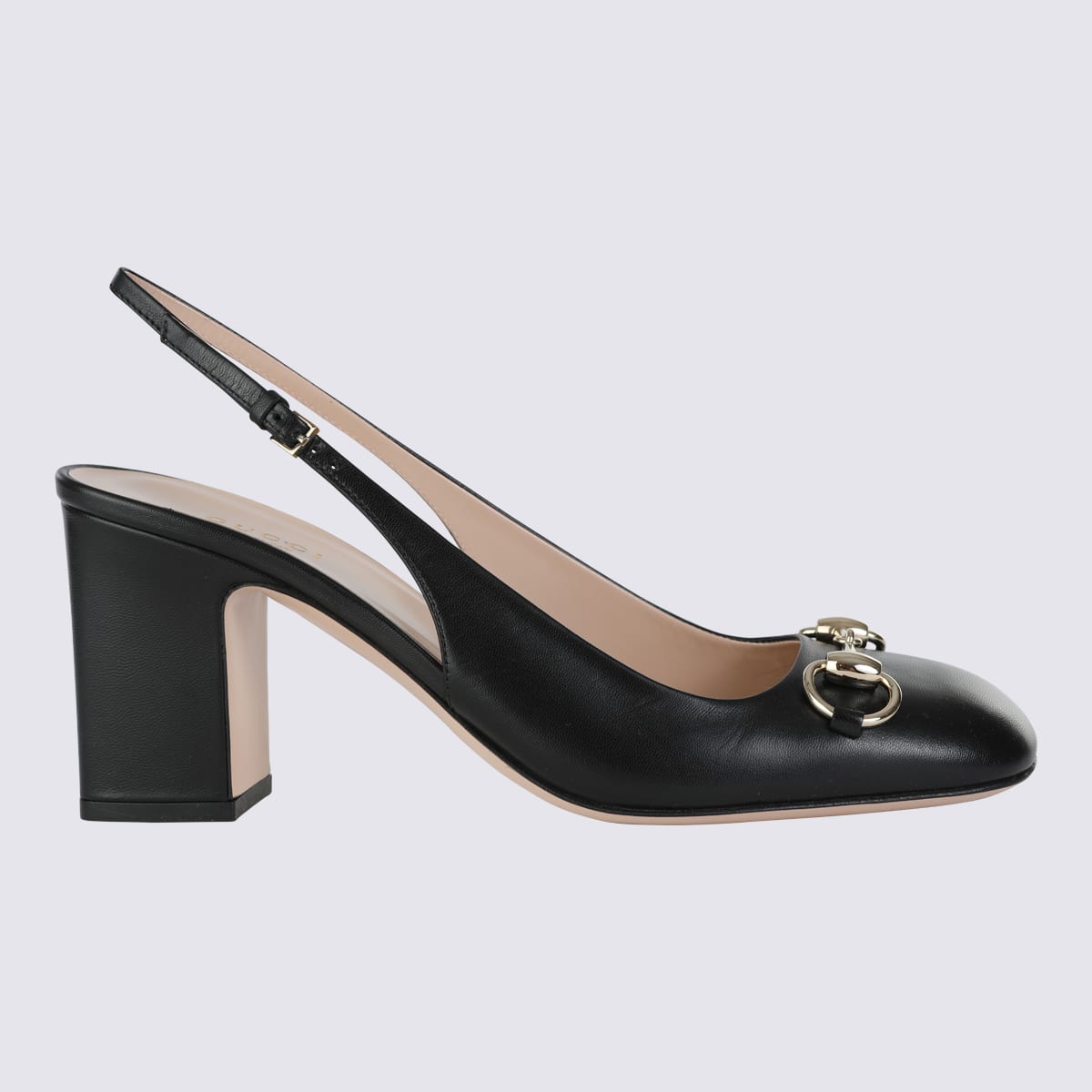 Gucci Black Leather Pumps