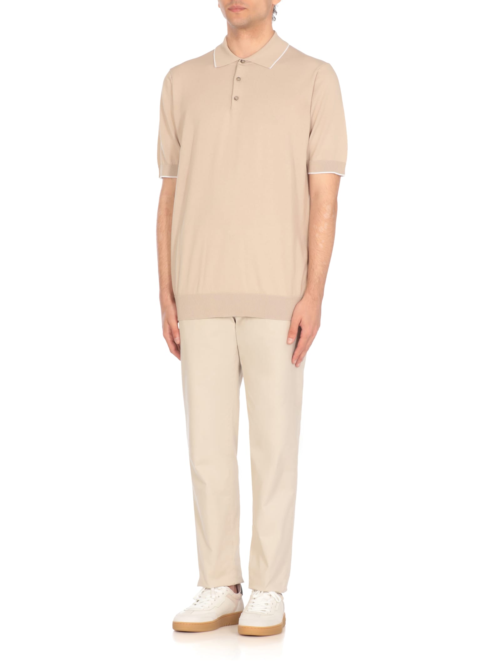 Peserico Men's Cotton Polo Shirt
