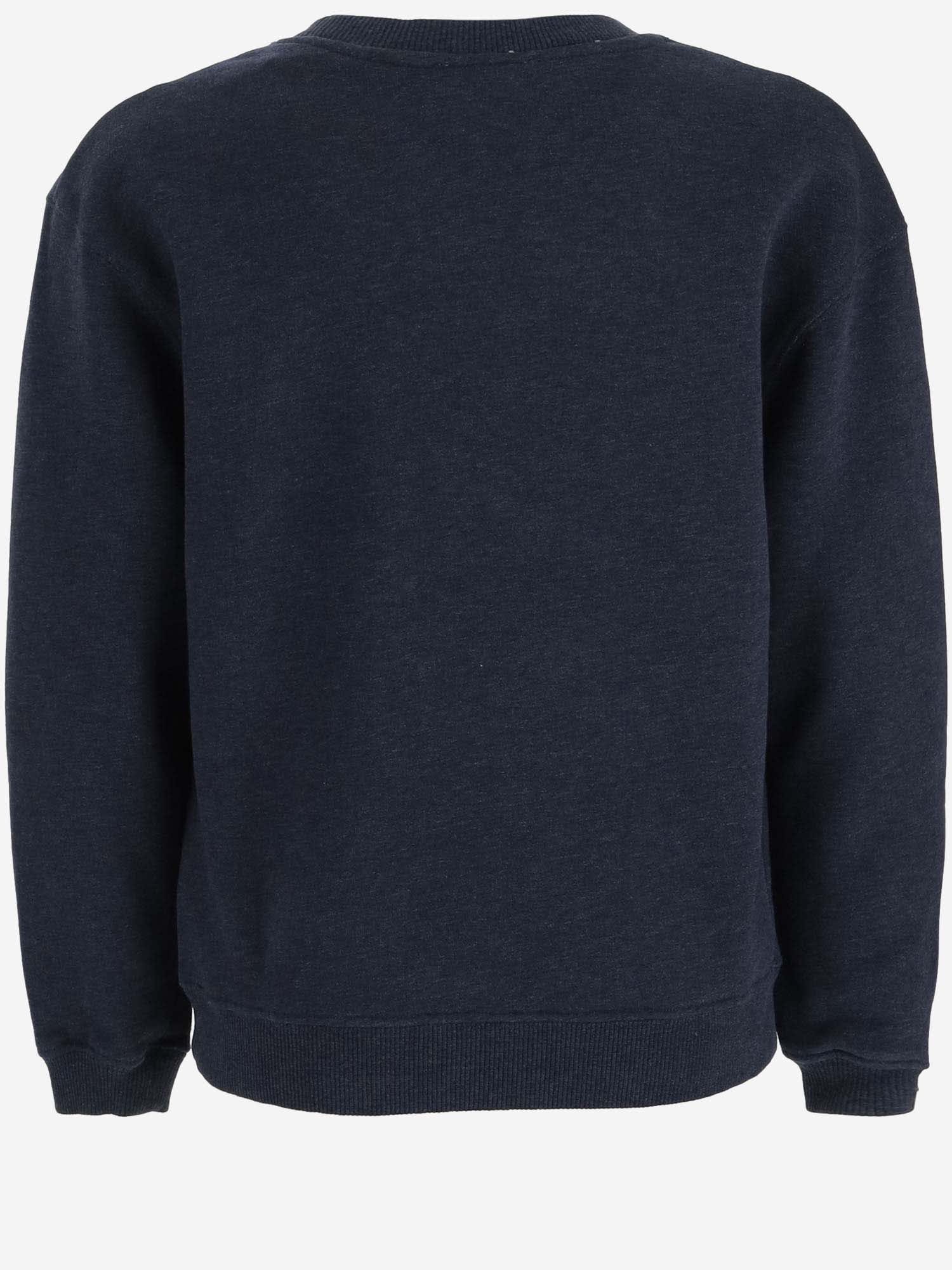 Shop Bonpoint Cotton Sweatshirt With Logo