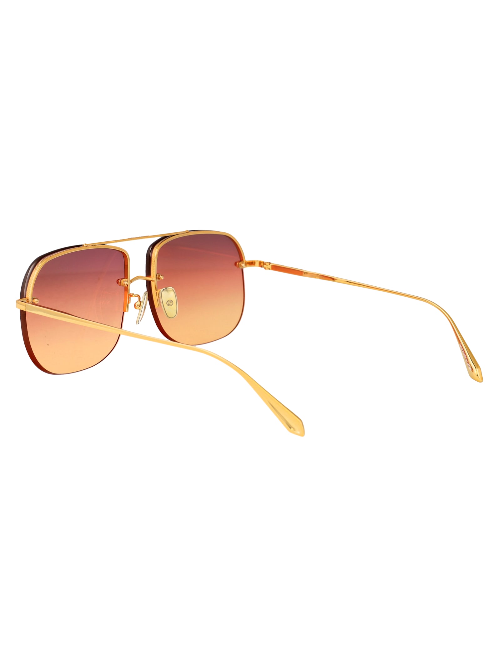 Linda Farrow Seren Sunglasses In Pink