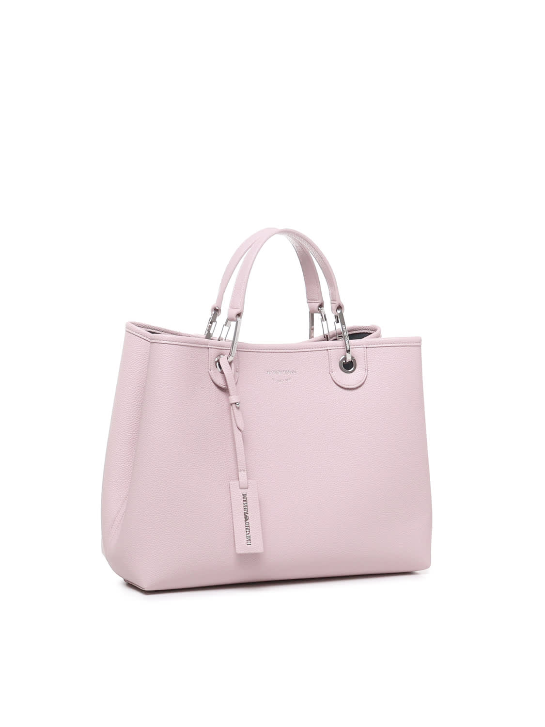 Shop Emporio Armani Medium Myea Tote Bag In Pink