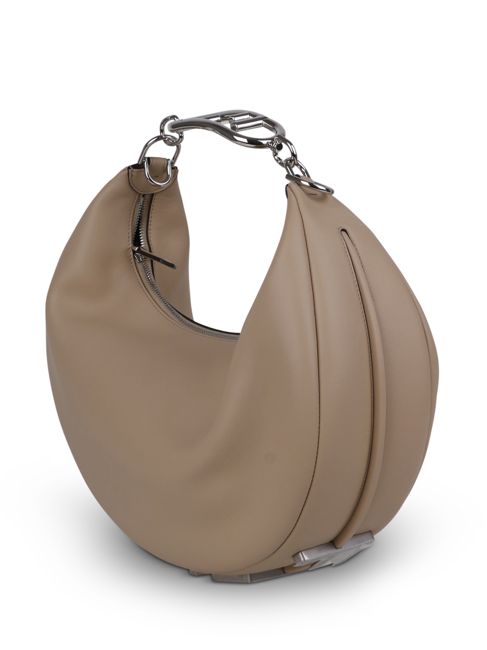 Fendi Women's Graphy Leather Hobo Bag