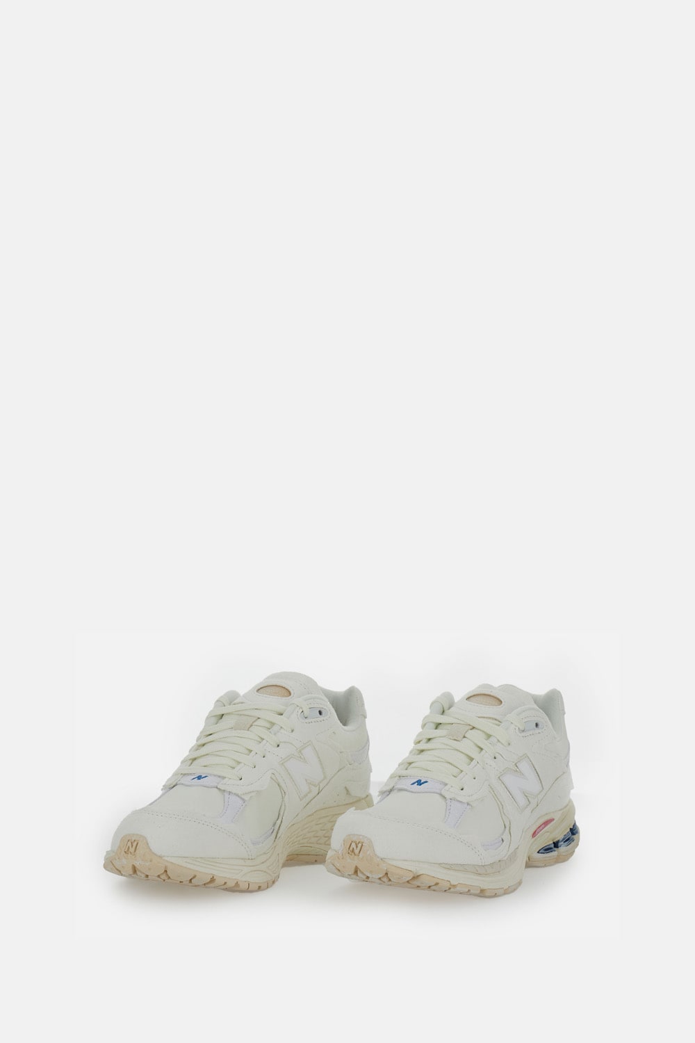 New Balance Mens Sea Salt 2002r Protection Pack Woven Trainers In White
