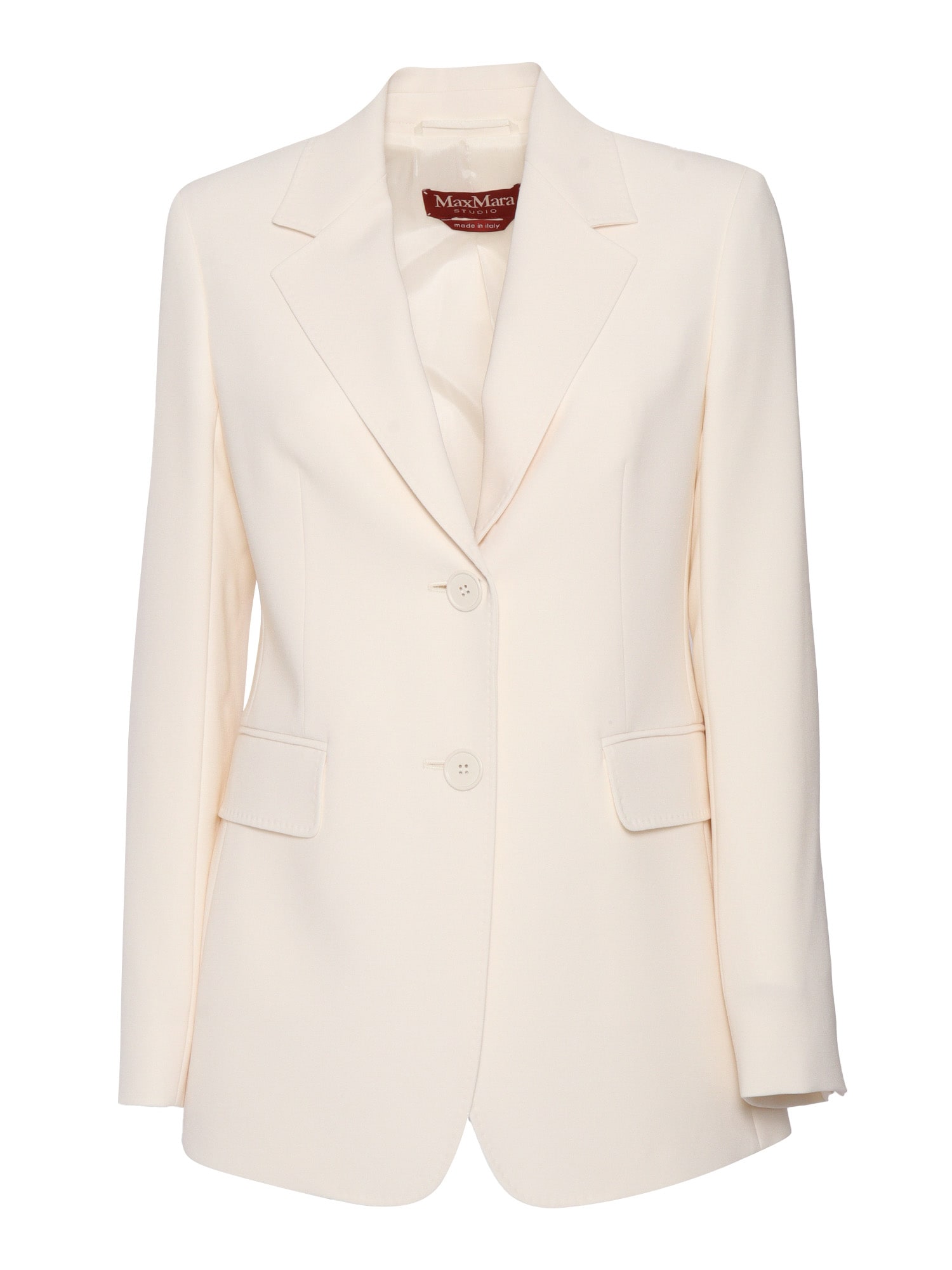 Shop Max Mara Linz White Jacket