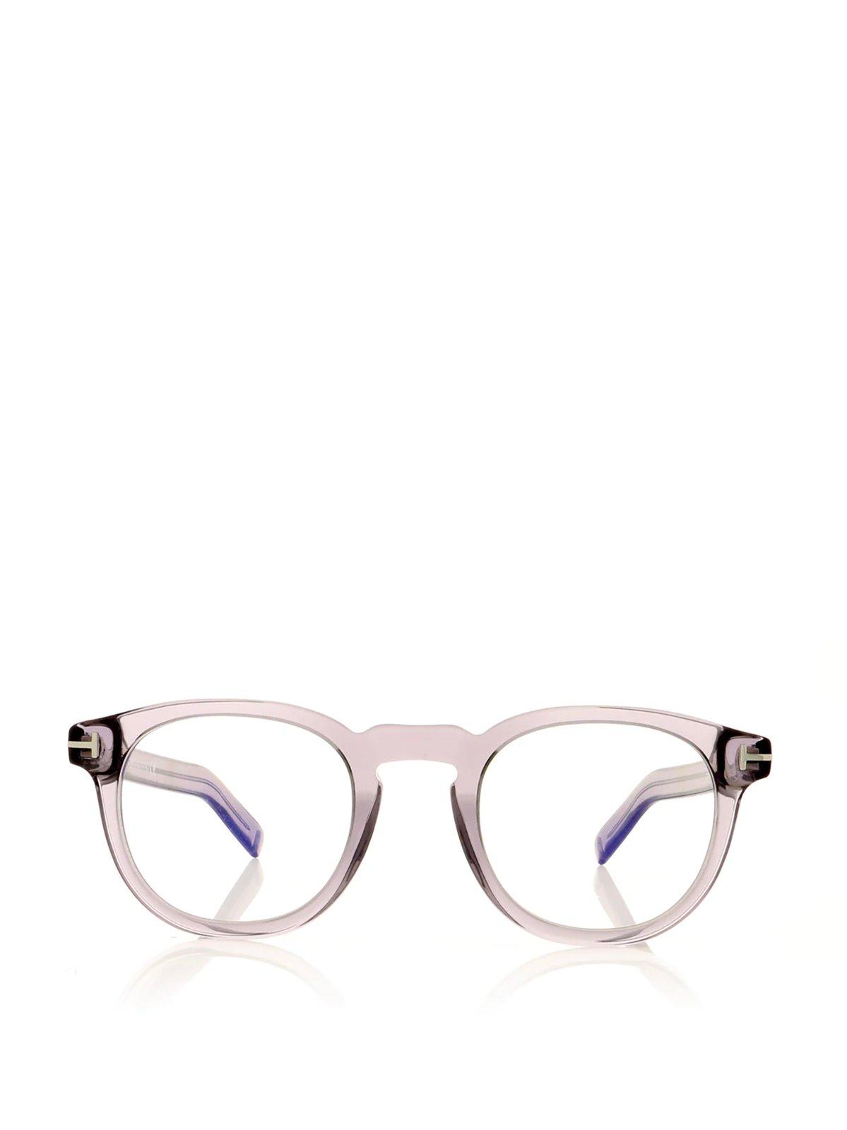 Shop Tom Ford Round Frame Glasses In 020