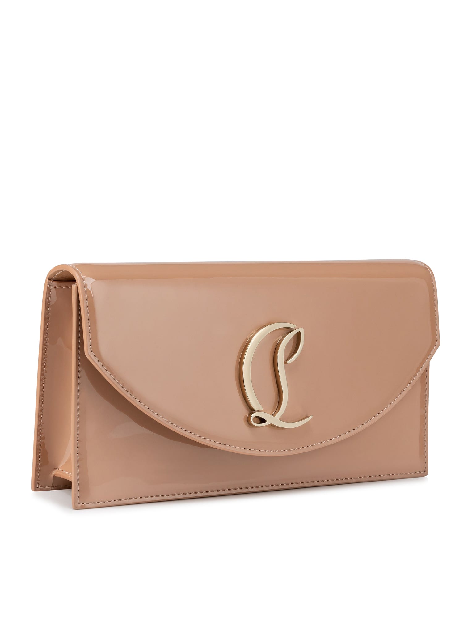 Christian Louboutin The Loubi 54 Wallet In Blush/silver