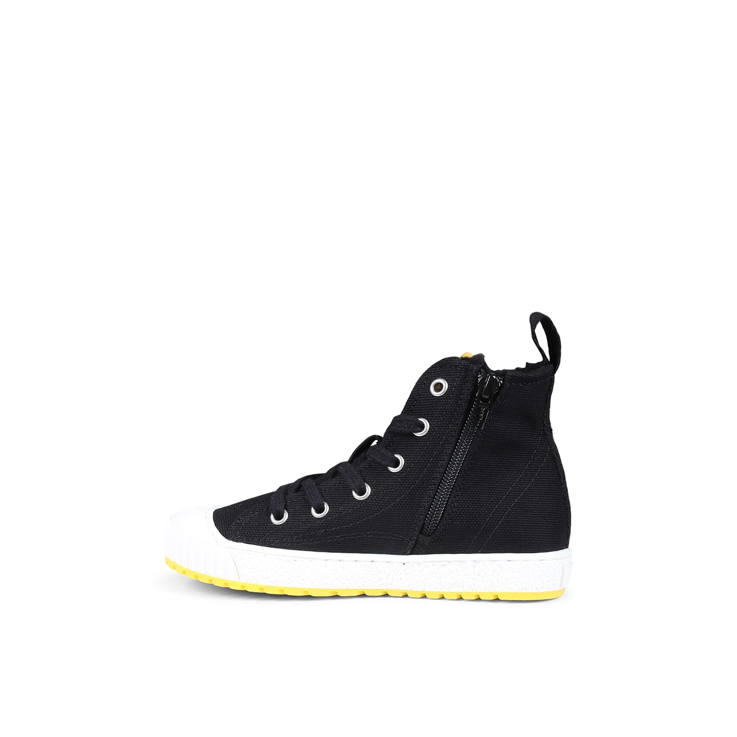 Marc Jacobs Black Sneakers For Kids With Smiley In Black
