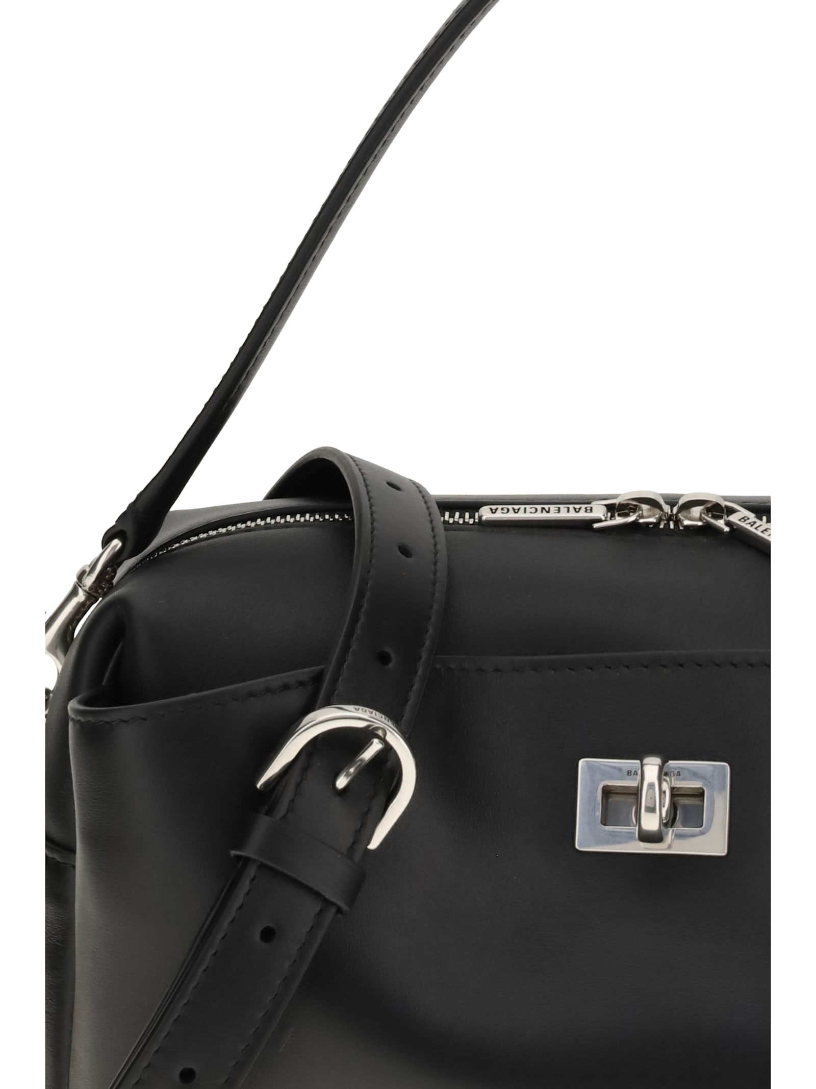 Balenciaga Rectangular Leather Handbag Top Handle