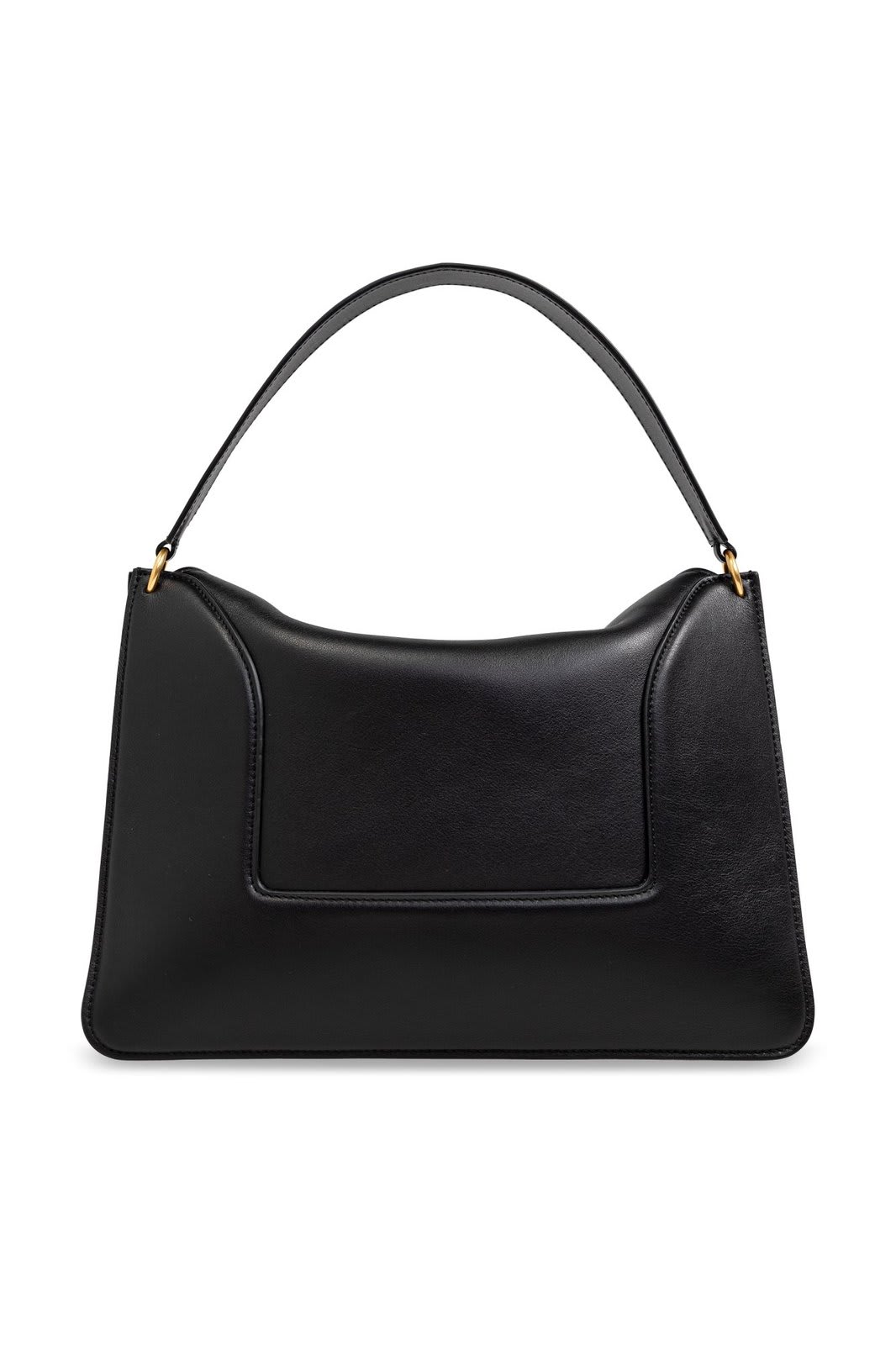 Shop Wandler Penelope Big Magnetic Fastened Shoulder Bag In Black