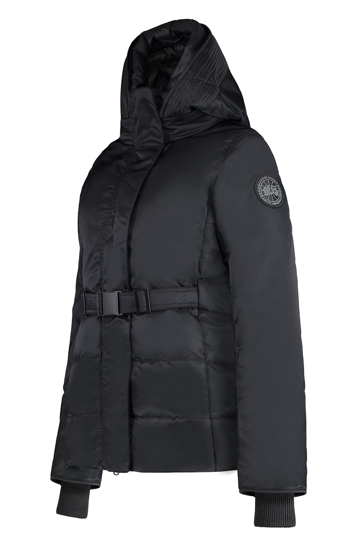 Shop Canada Goose Mckenna Technical Fabric Hooded Jacket In Black