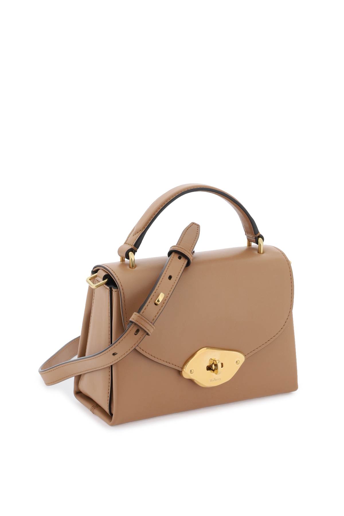 Shop Mulberry Lana Handbag In Sable (brown)