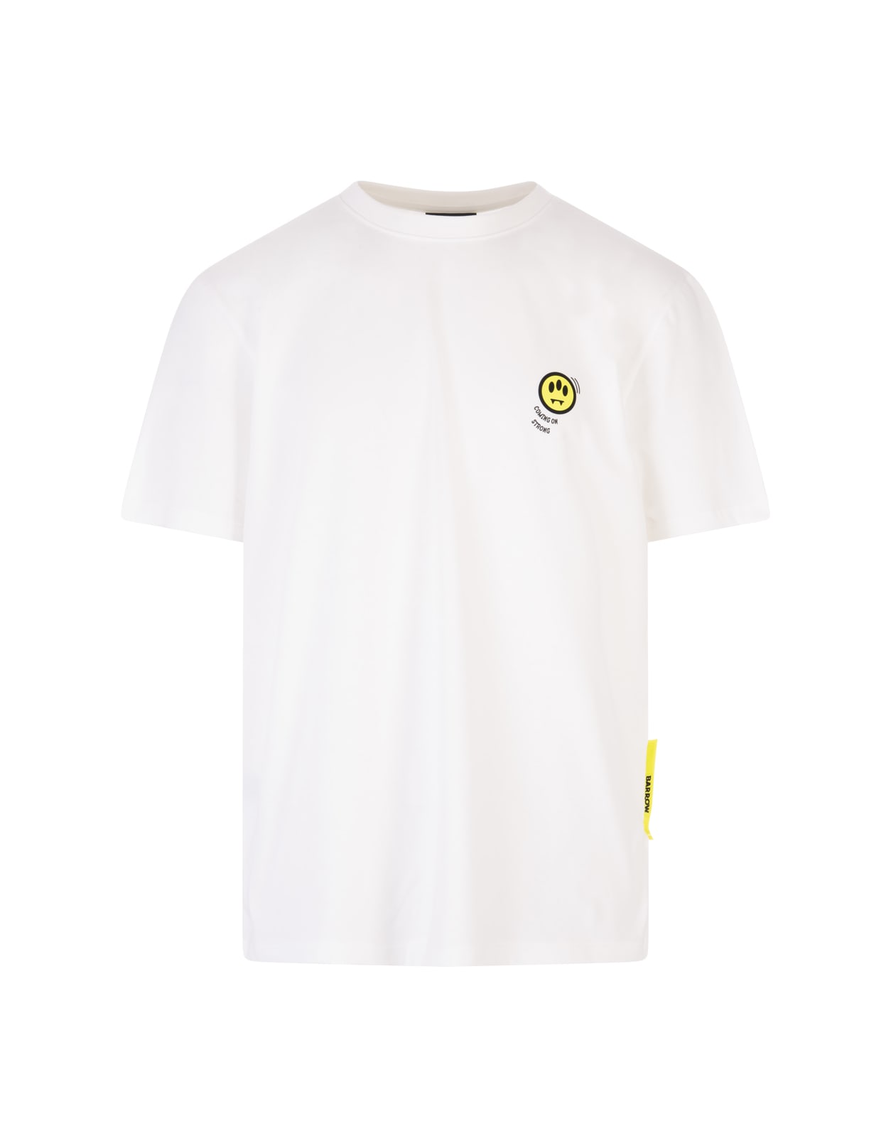 Barrow Unisex White T-shirt With Brick Logo