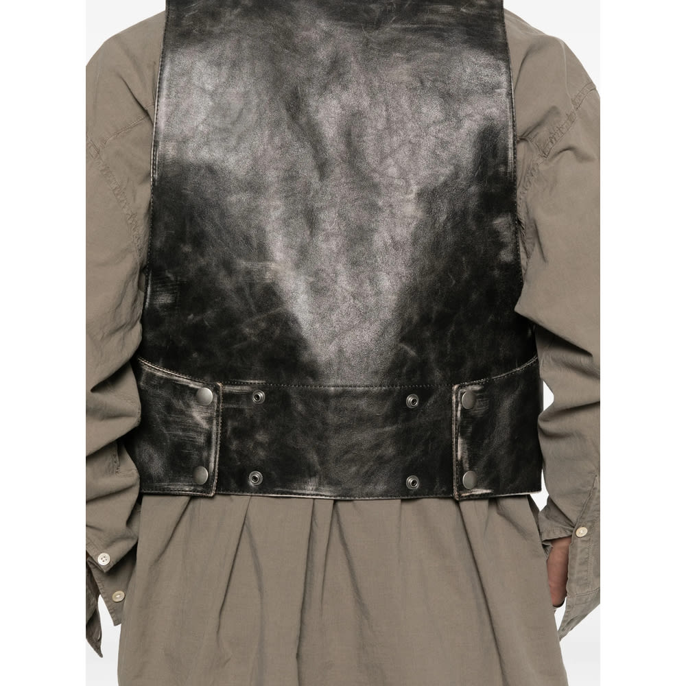 Ann Demeulemeester Albien Classic Waistcoat In Black