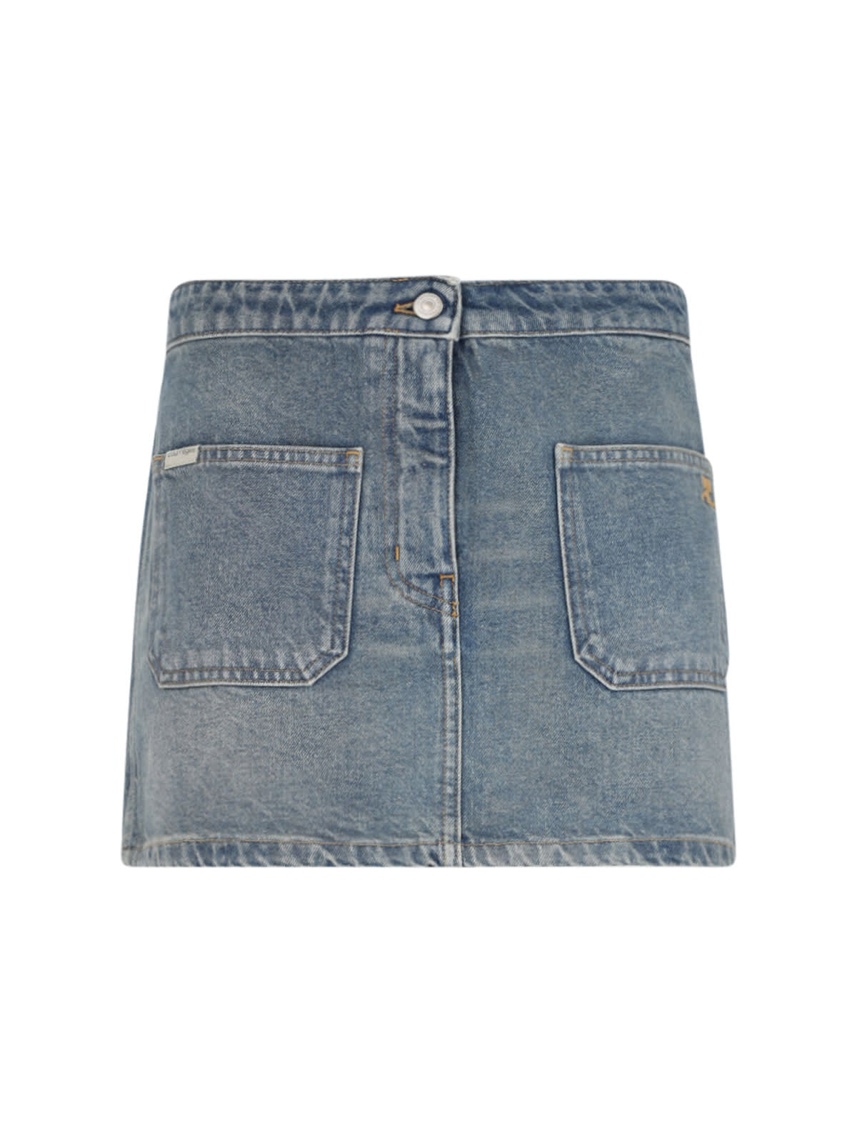 Courrèges Denim Mini Skirt