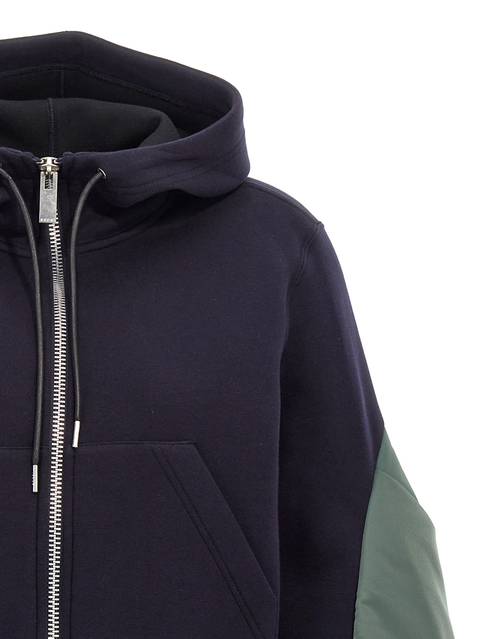 Shop Sacai Sponge Hoodie In Multicolor