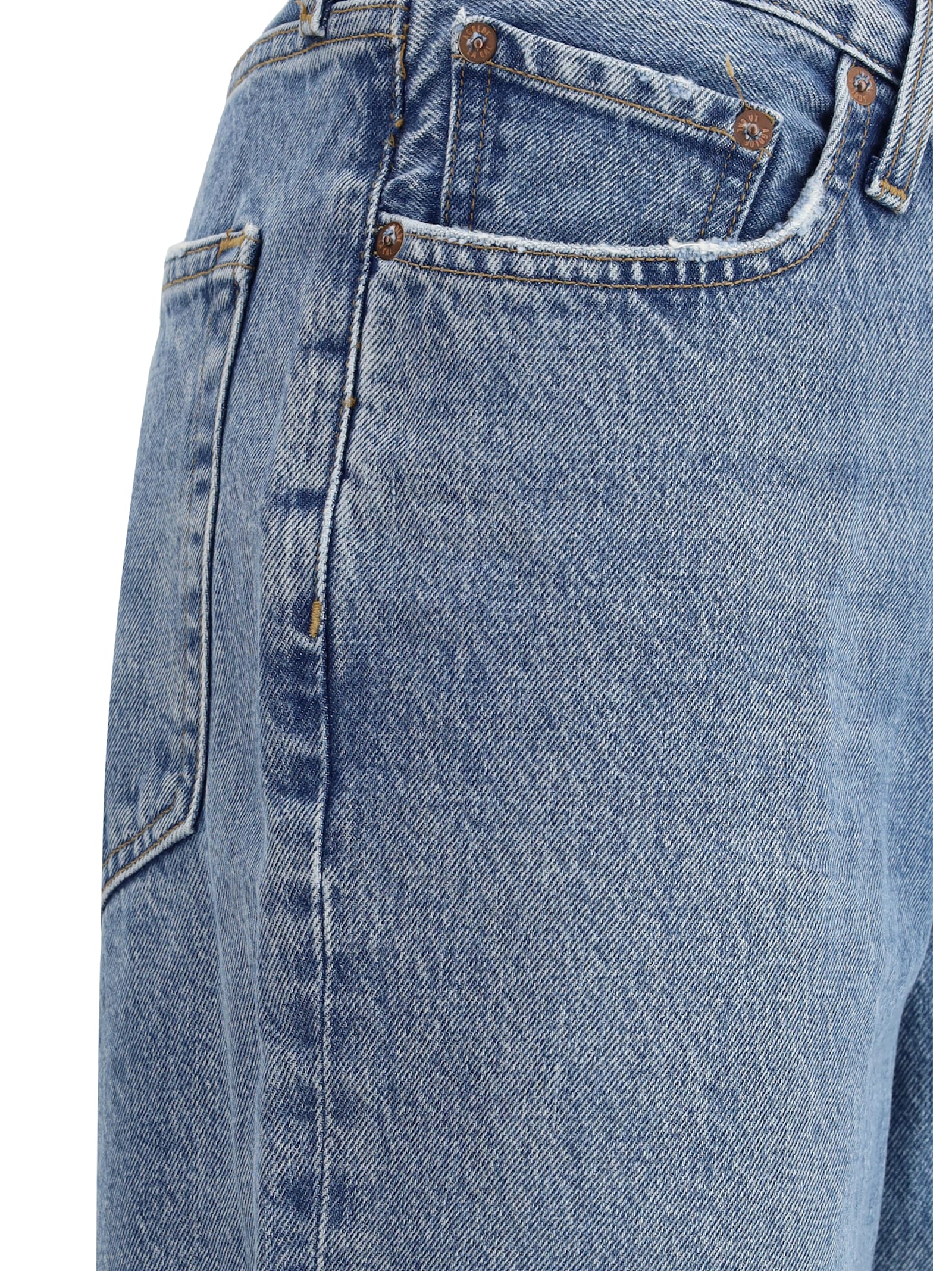 Agolde V-waist Baggy Jeans In Fairway (vint Md Ind)