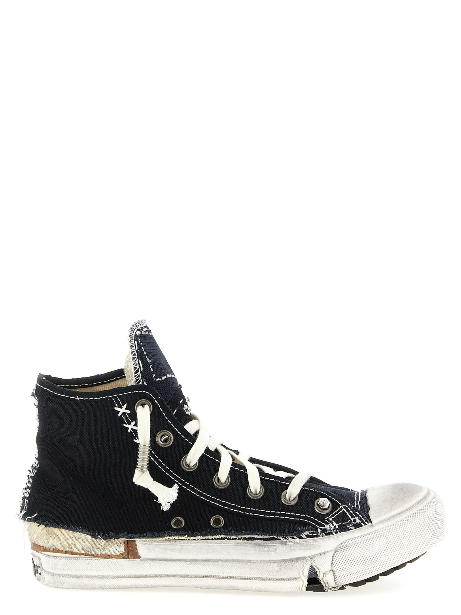 Maison Margiela Love To Death Sneakers Blue In Black