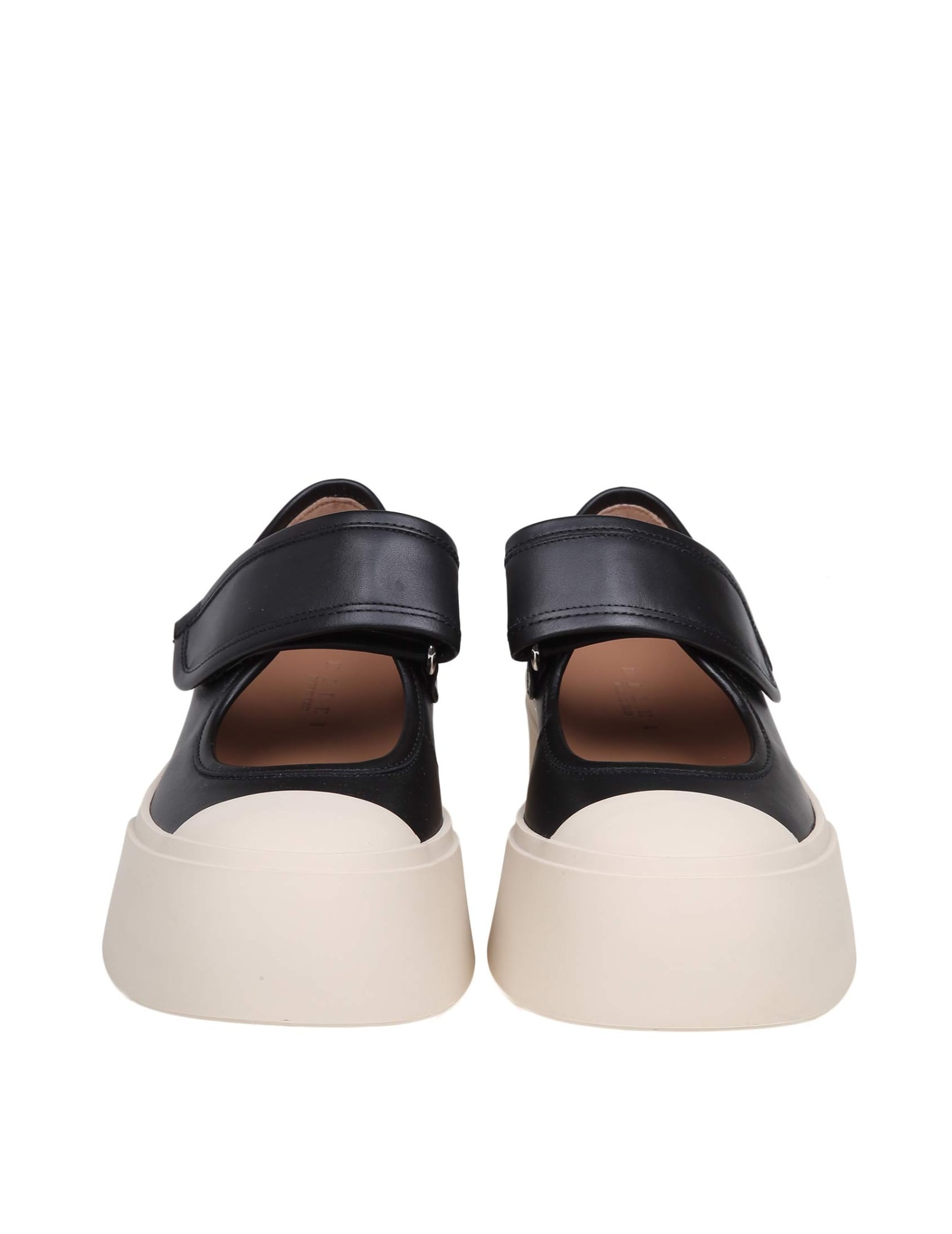 Shop Marni Mary Jane In Black Leather