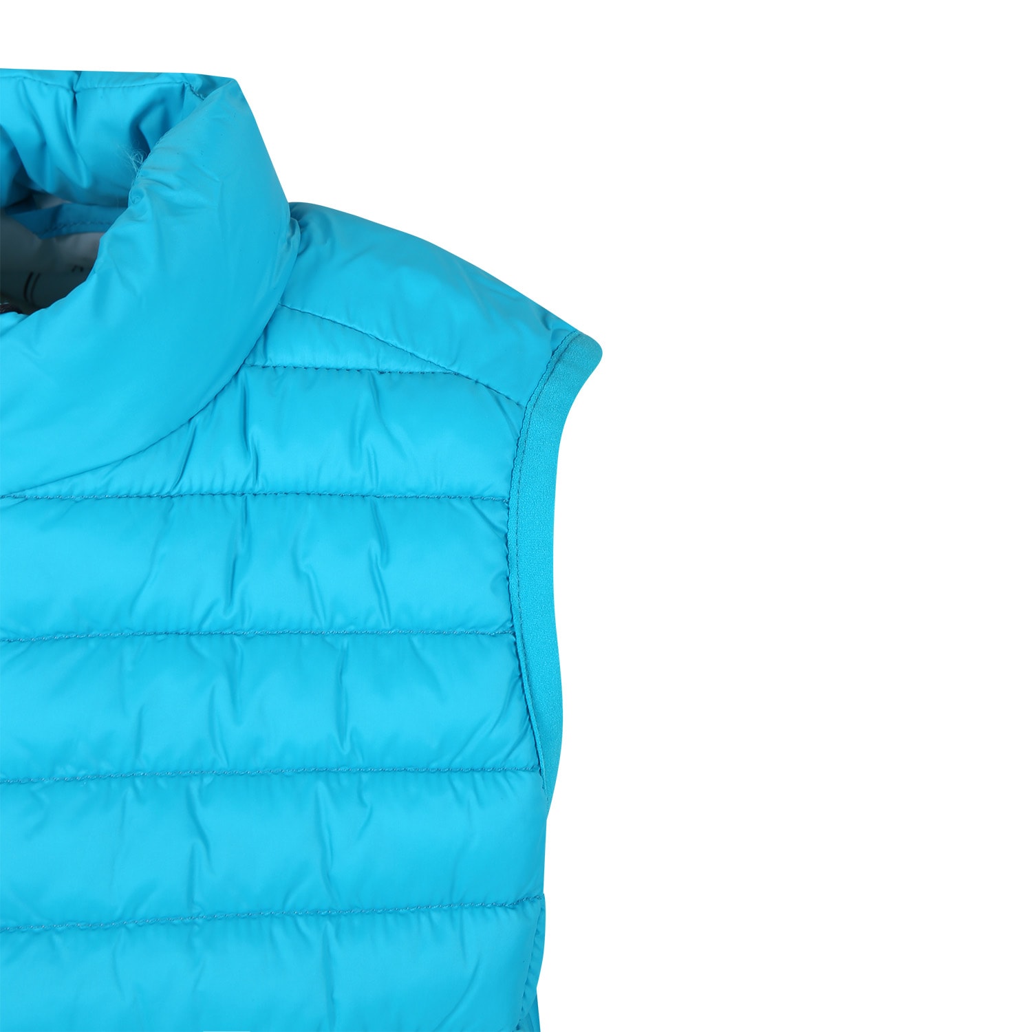 Shop Save The Duck Sky Blue Vest Dolin For Boy With Iconic Logo In Light Blue