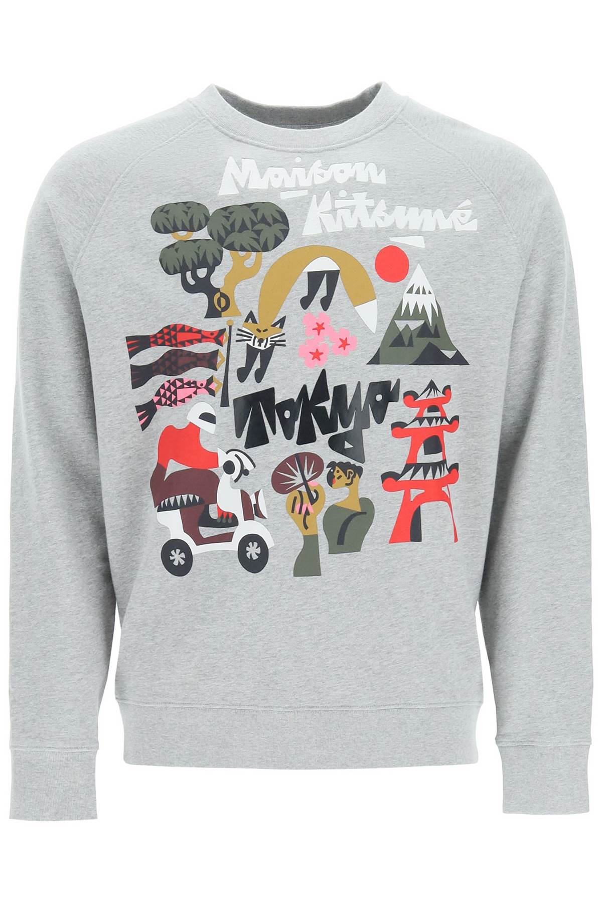 Maison Kitsuné tokyo Print Sweatshirt X Bill Rebholz