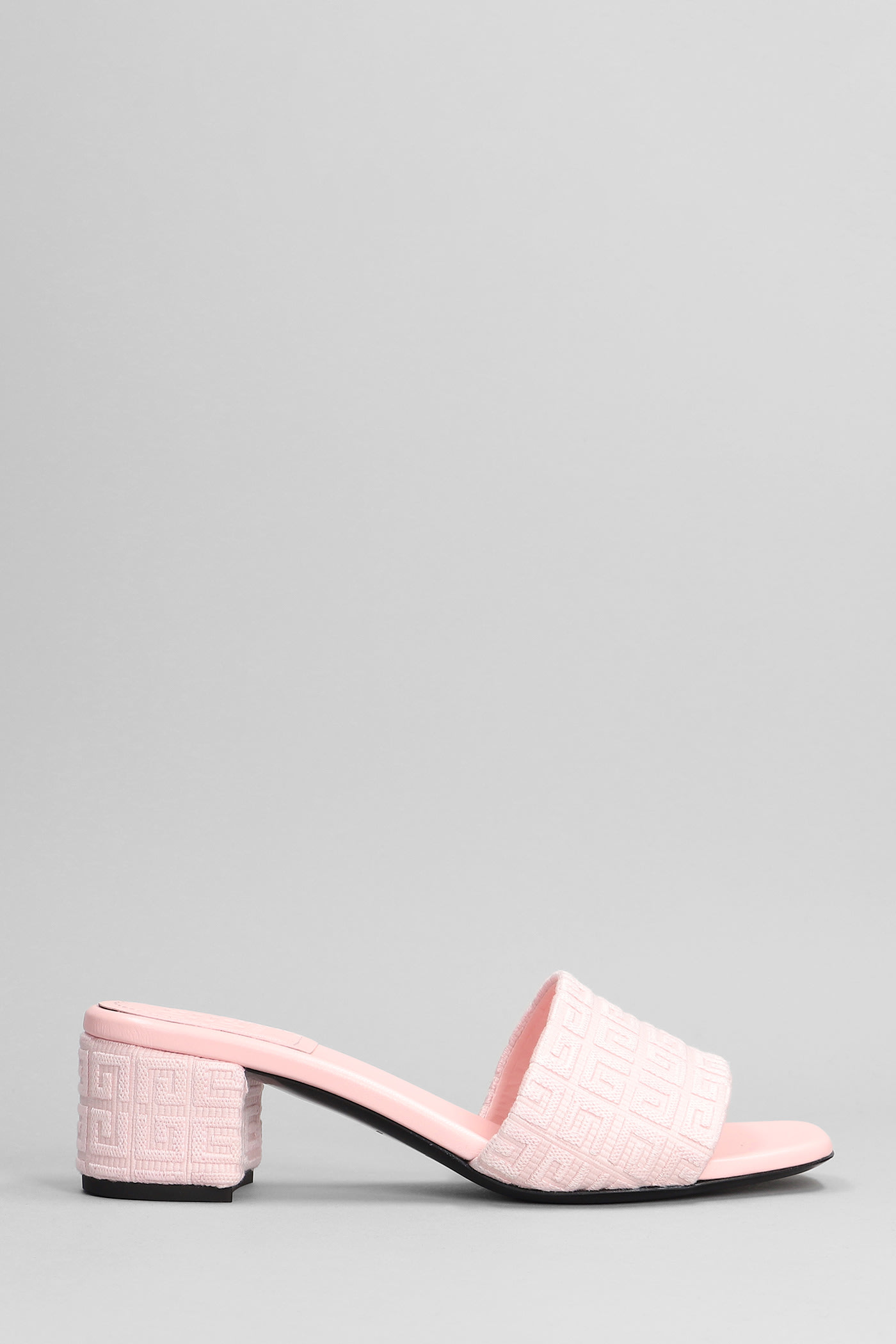 GIVENCHY SLIPPER-MULE IN ROSE-PINK ACRYLIC