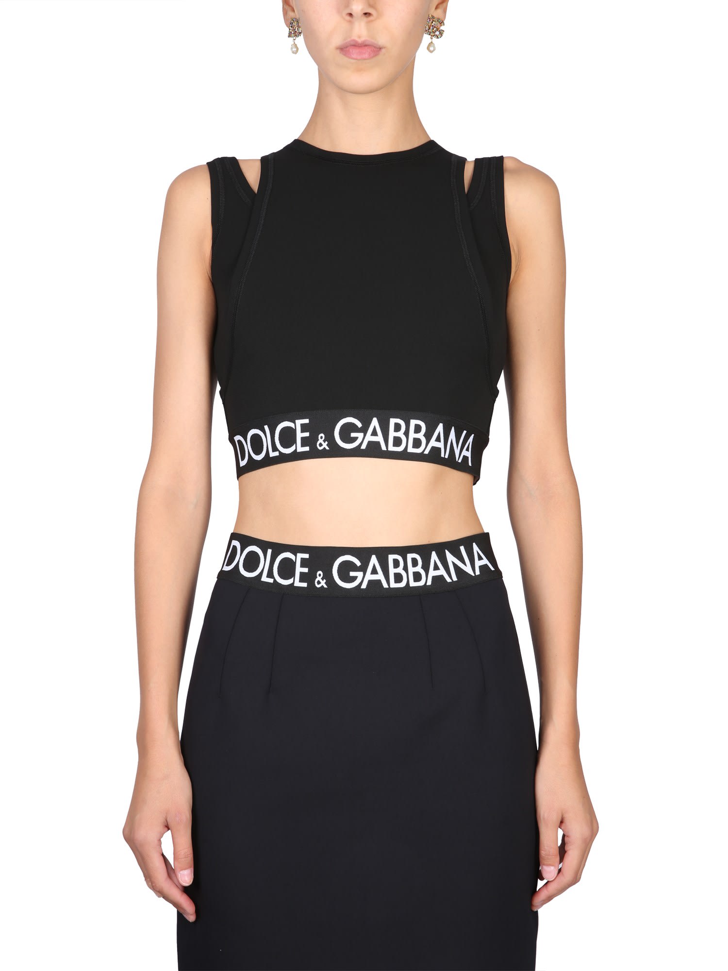 Dolce & Gabbana Tops With Logo
