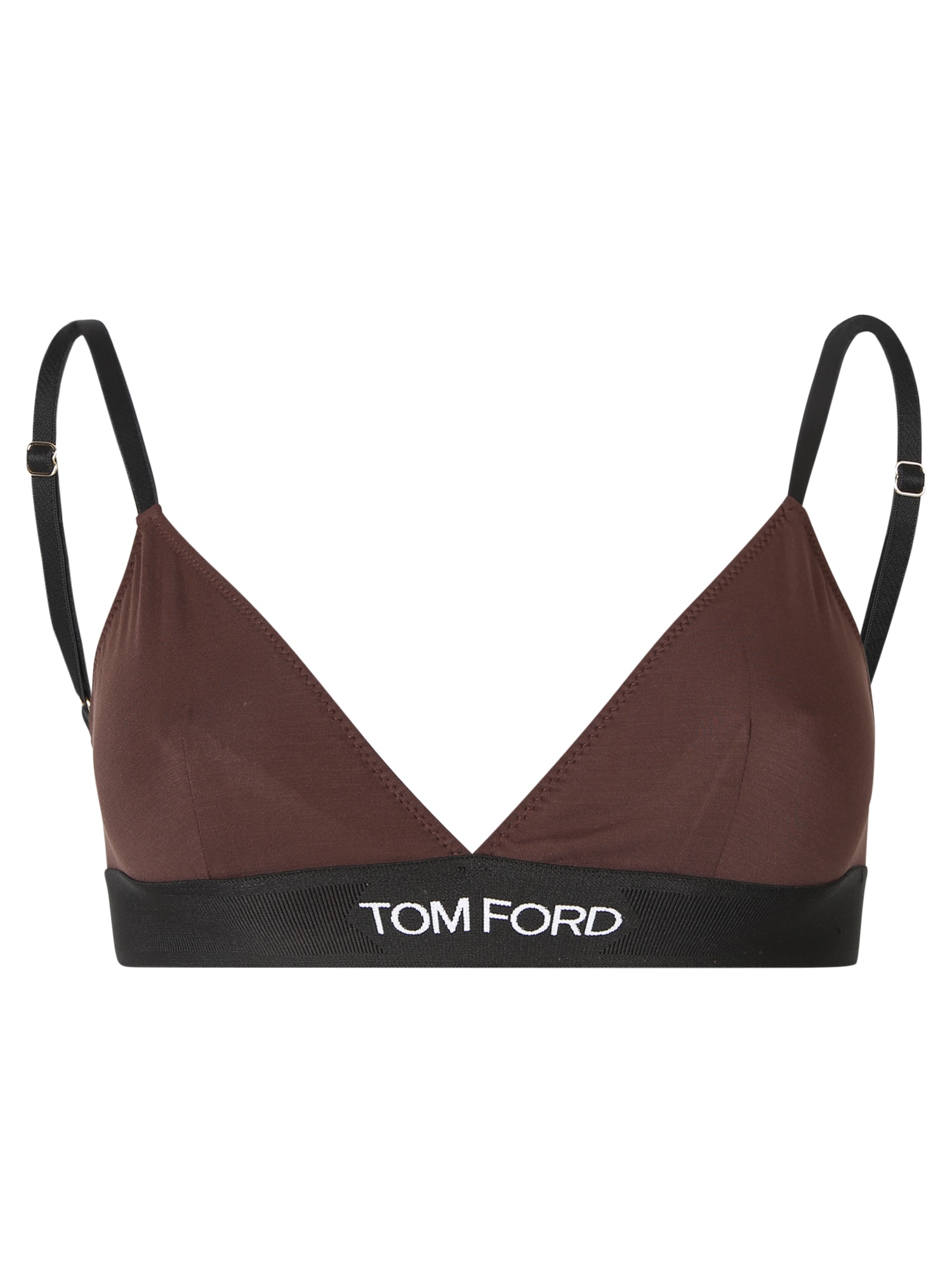 Tom Ford Logo-underband Brown Bra | ModeSens