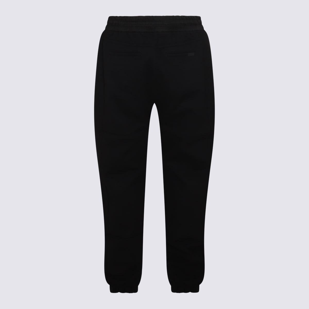 Shop Saint Laurent Black Cotton Pants